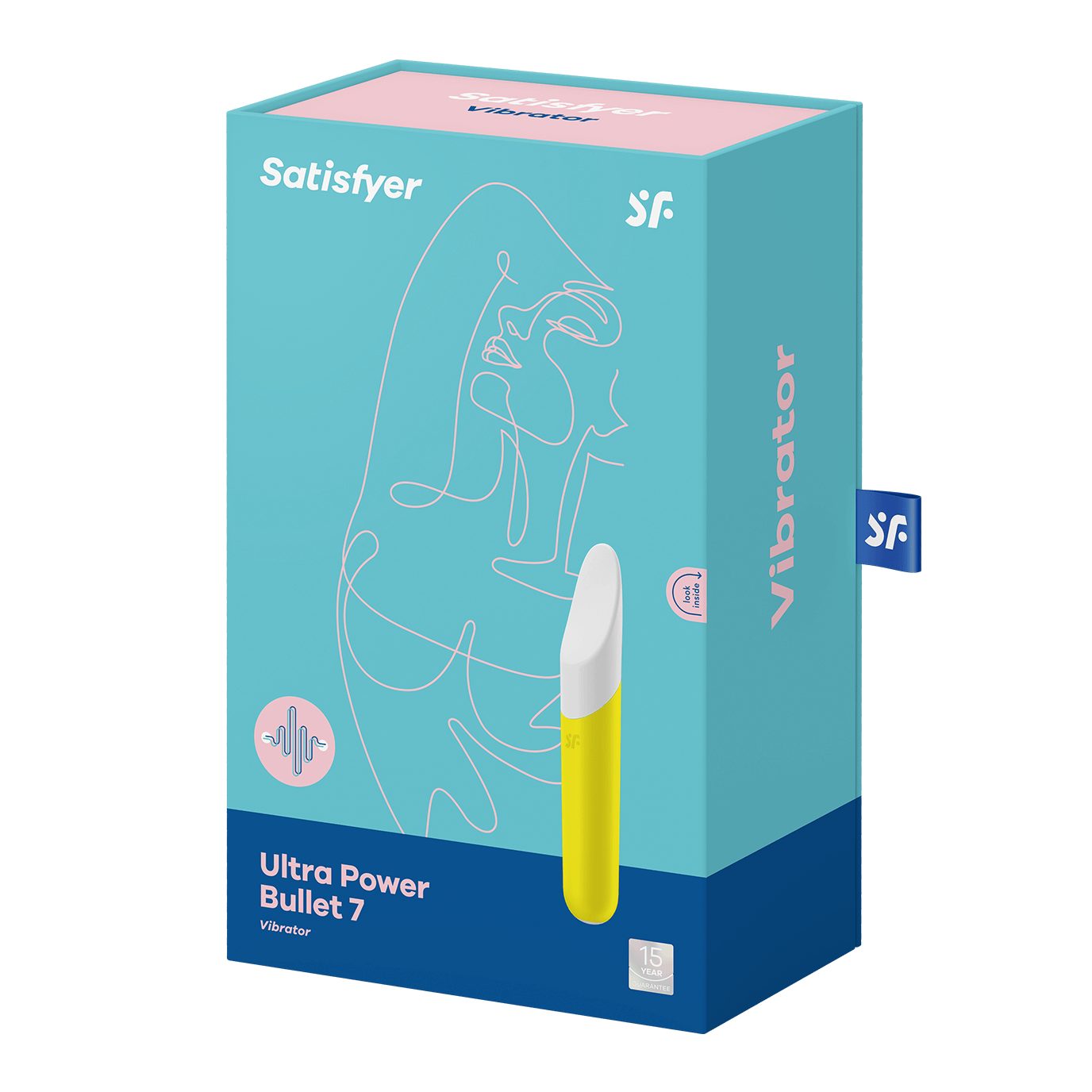Auflege-Vibrator Bullet Satisfyer gelb Minivibrator Satisfyer Power wasserdicht 'Ultra (13,5cm) 7' -