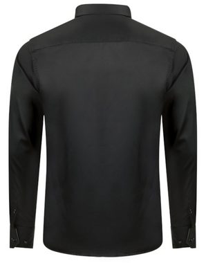 Huber Hemden Langarmhemd »HU-0098« Button-Down Kragen, Regular Fit - gerader Schnitt, Made in EU!