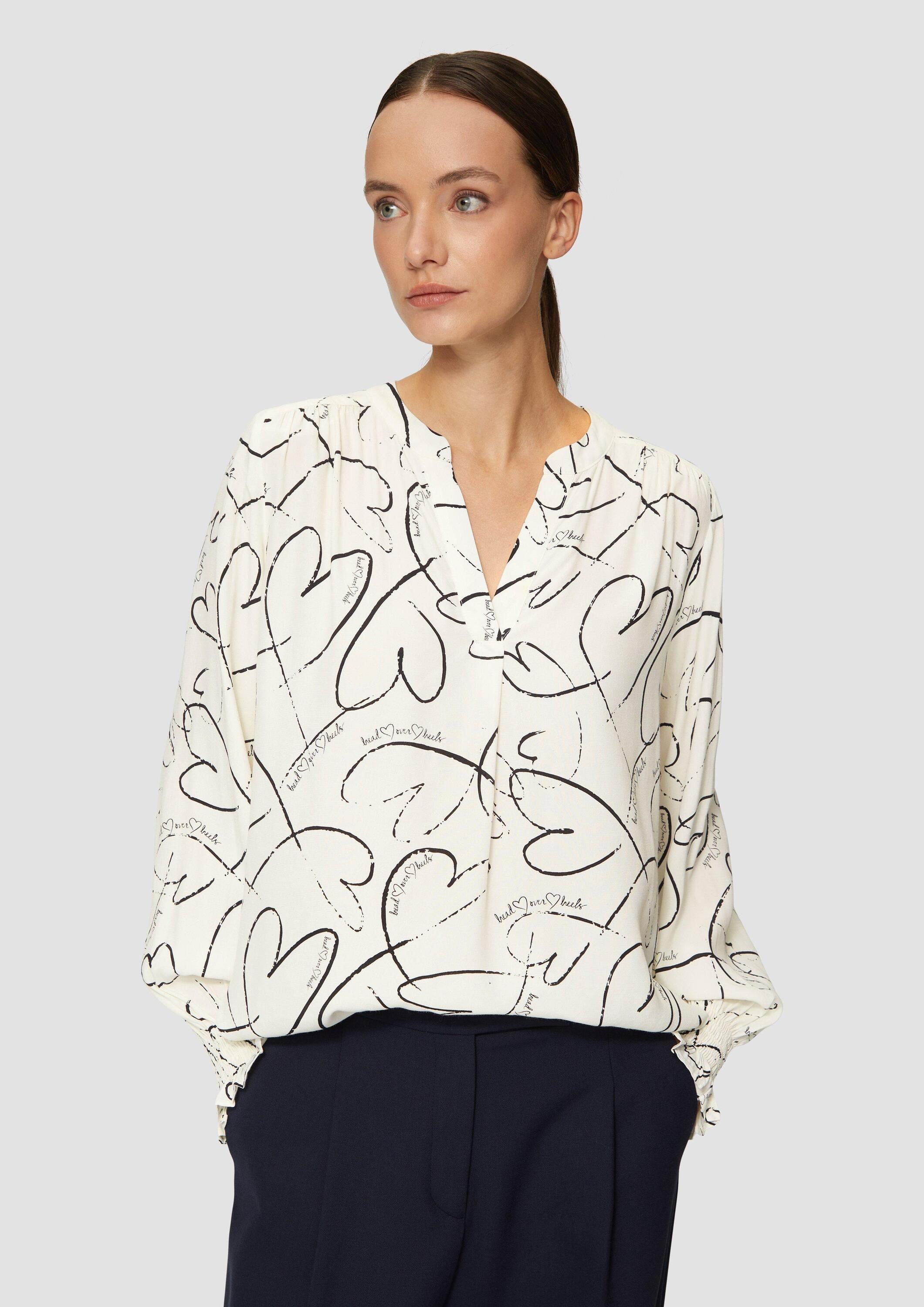 s.Oliver Langarmbluse Bluse (1-tlg) günstig online kaufen