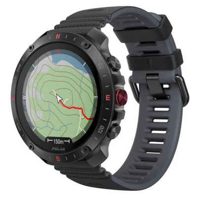 Polar Grit X2 PRO, Smartwatch, Outdoor, Trekking, GPS, Offline Smartwatch (3,05 cm/1,4 Zoll), Biosensorik, Gesundheitsfunktionen, Wasserdicht