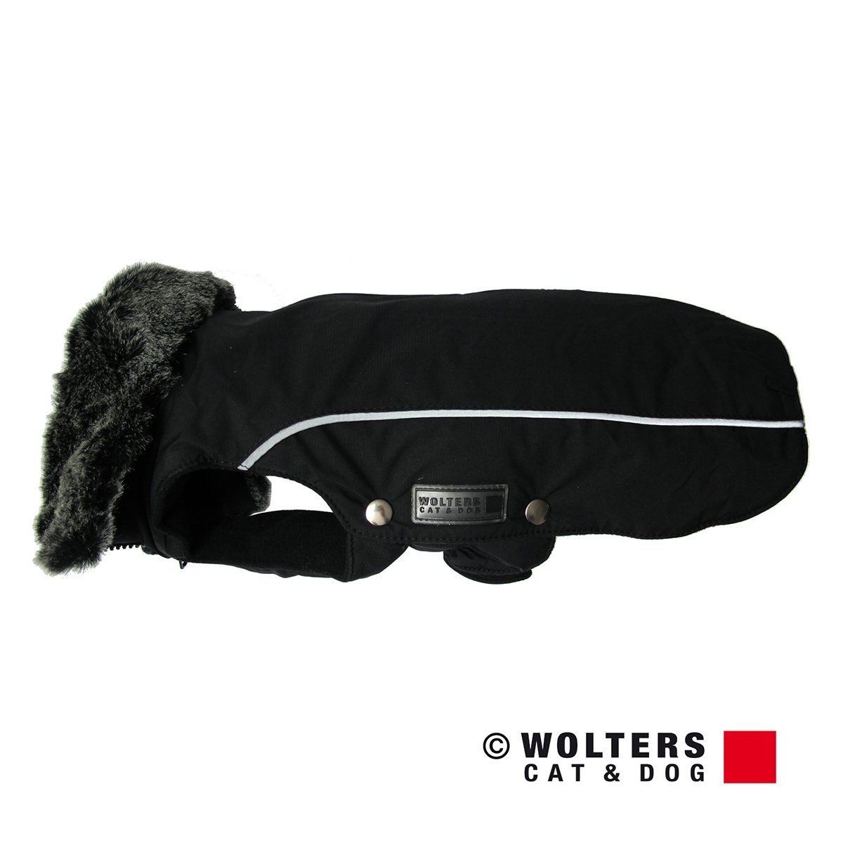 Wolters Hundemantel Winterjacke Amundsen schwarz