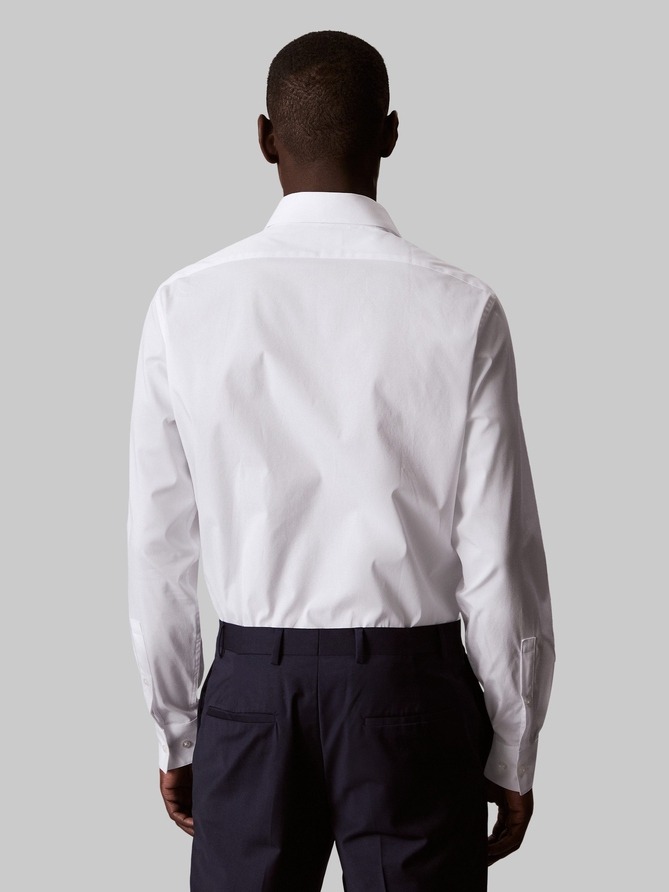 Calvin Klein Businesshemd Regular fit, mit Rundhalsausschnitt
