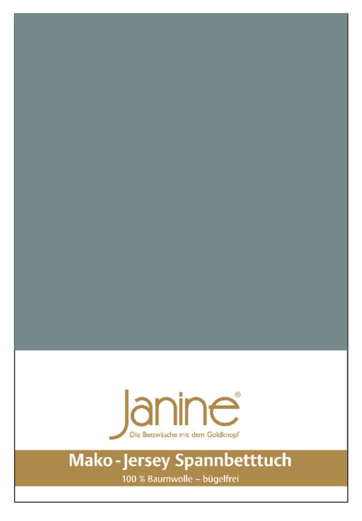 Janine Spannbettlaken MAKO-FEINJERSEY 5007, Mako-Jersey, Gummizug: günstig online kaufen