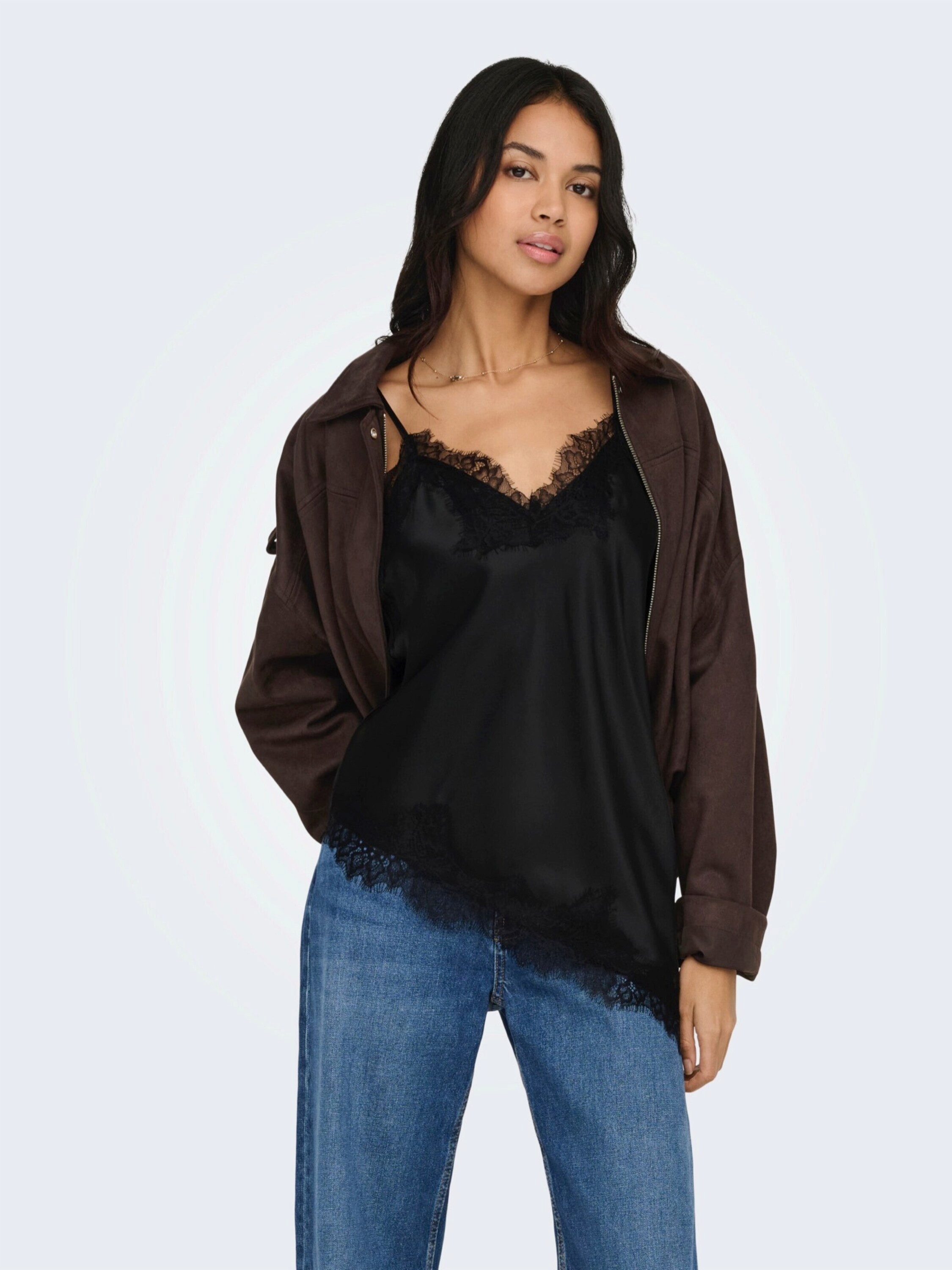 ONLY Shirttop ONLBELLA (1-tlg) Spitze