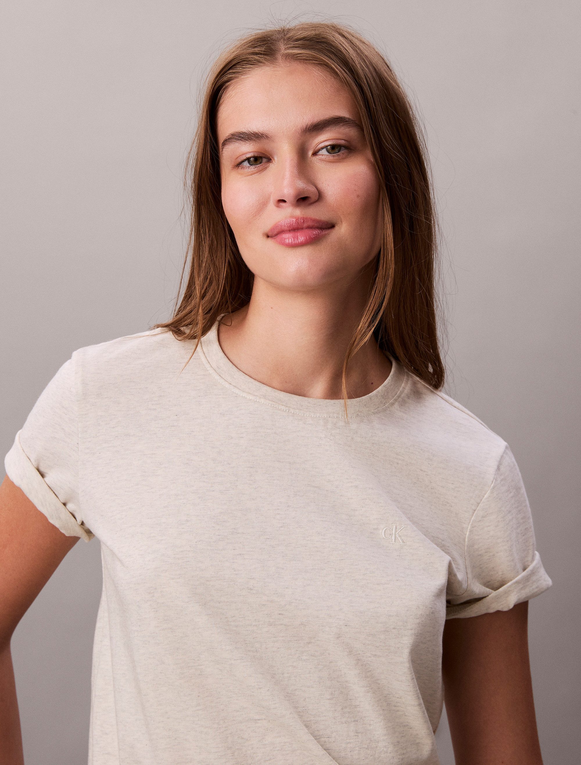 Calvin Klein Jeans T-Shirt SS MONOGRAM CREW TEE Mit Rundhalsausschnitt
