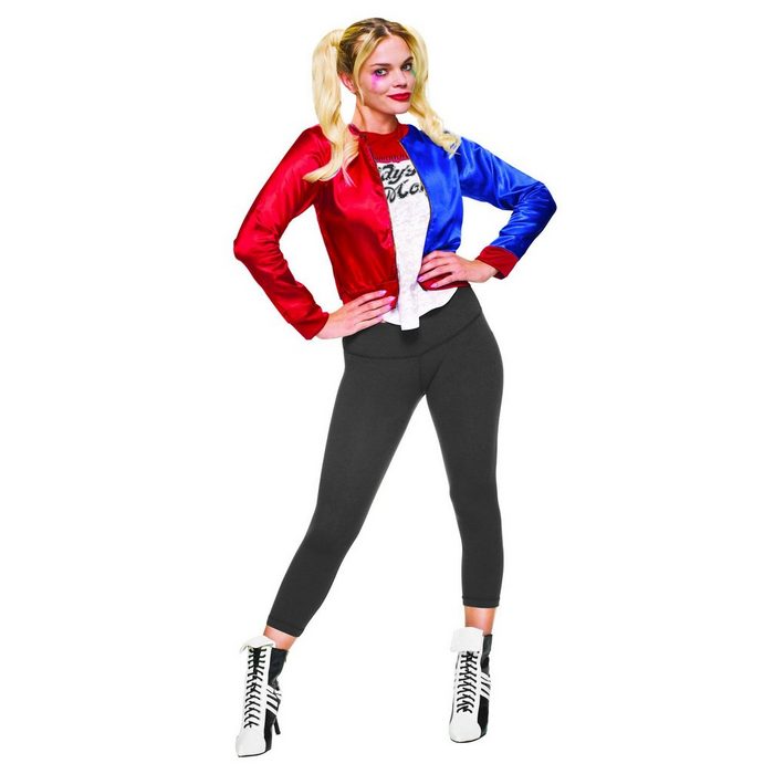 Rubie´s Kostüm Harley Quinn Jacke mit Shirt Original lizenziertes Suicide Squad-Outfit
