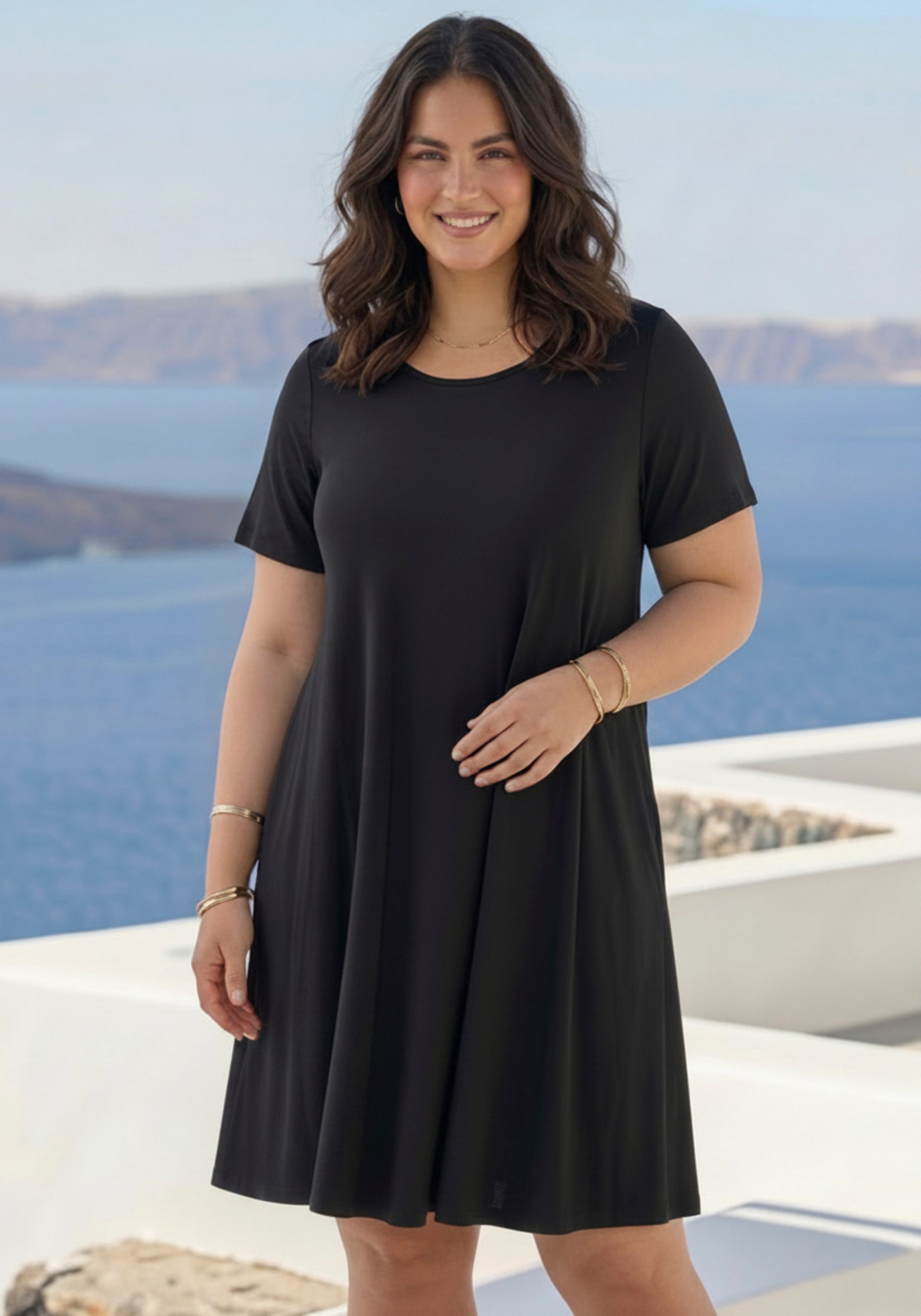 Jerseykleid Große Größen