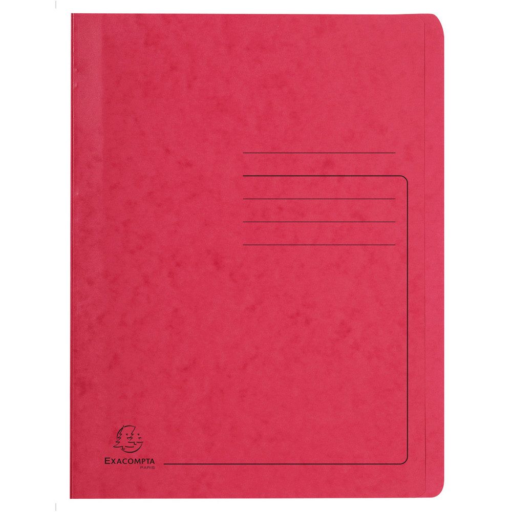 Falken Schreibmappe Schnellhefter A4 - Colorspan-Karton - rot