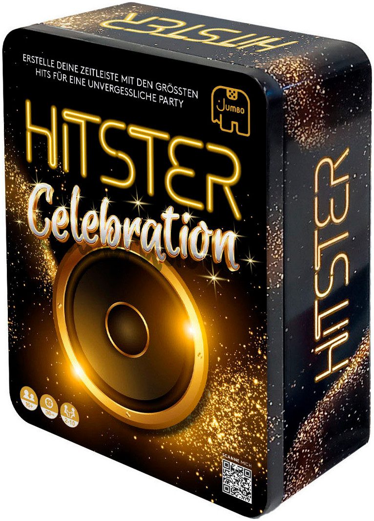Jumbo Spiele Spiel Hitster Celebrations, Familienspiel