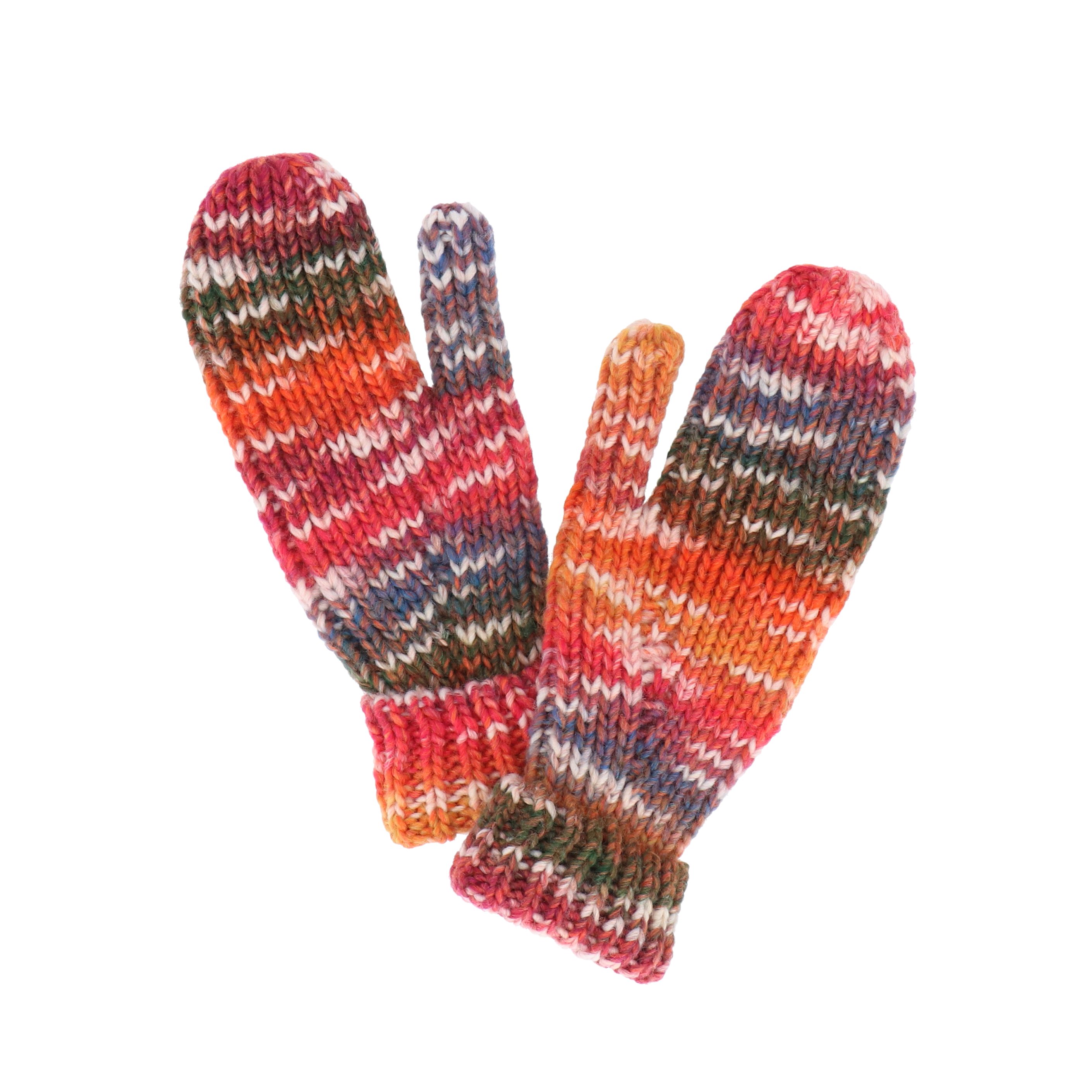 halsüberkopf Accessoires Strickhandschuhe Fäustling Multicolor Made in Germ günstig online kaufen