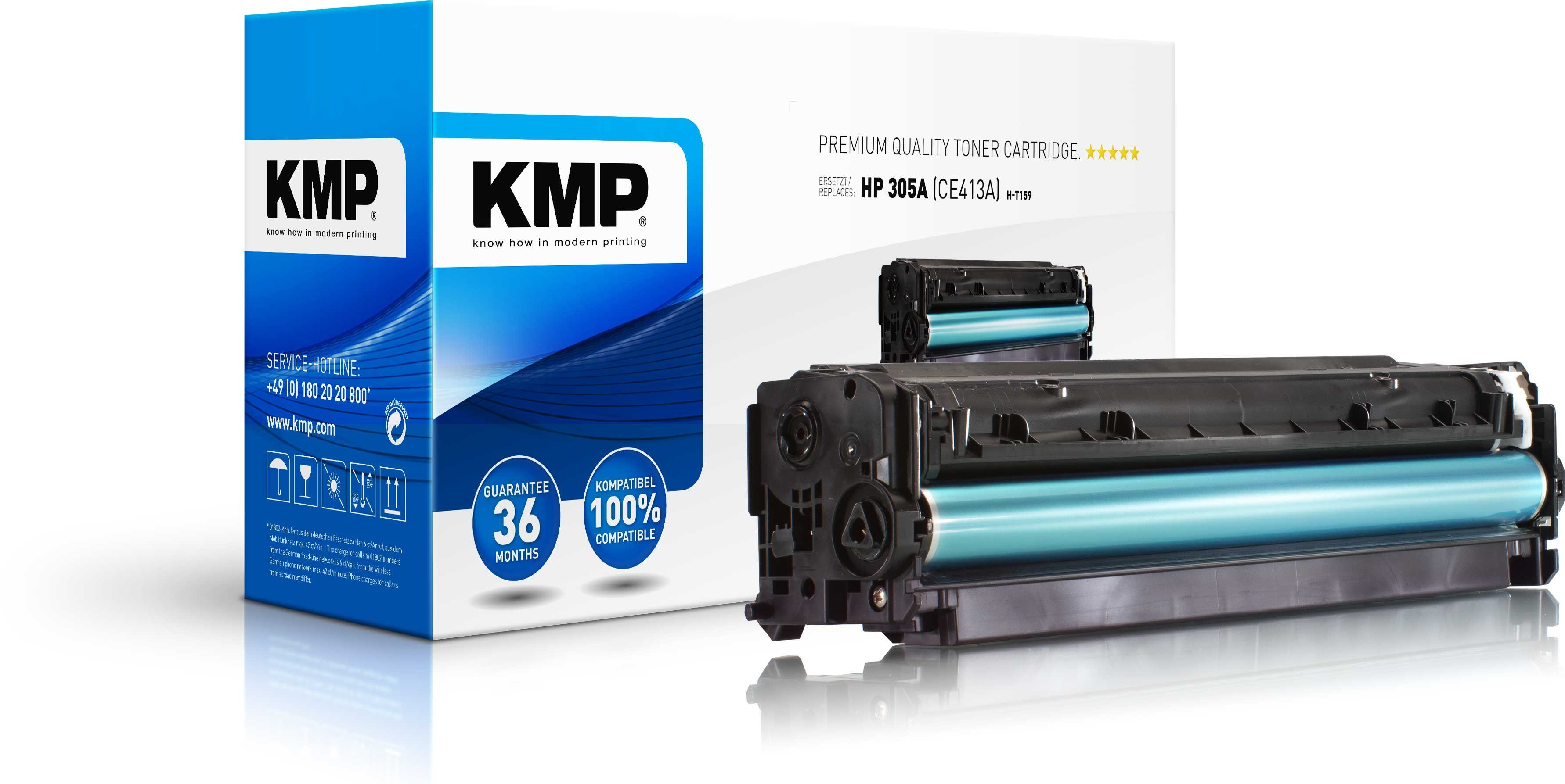 KMP Tonerkartusche 1 Toner H-T159 ERSETZT HP 305A - magenta, (1-St)