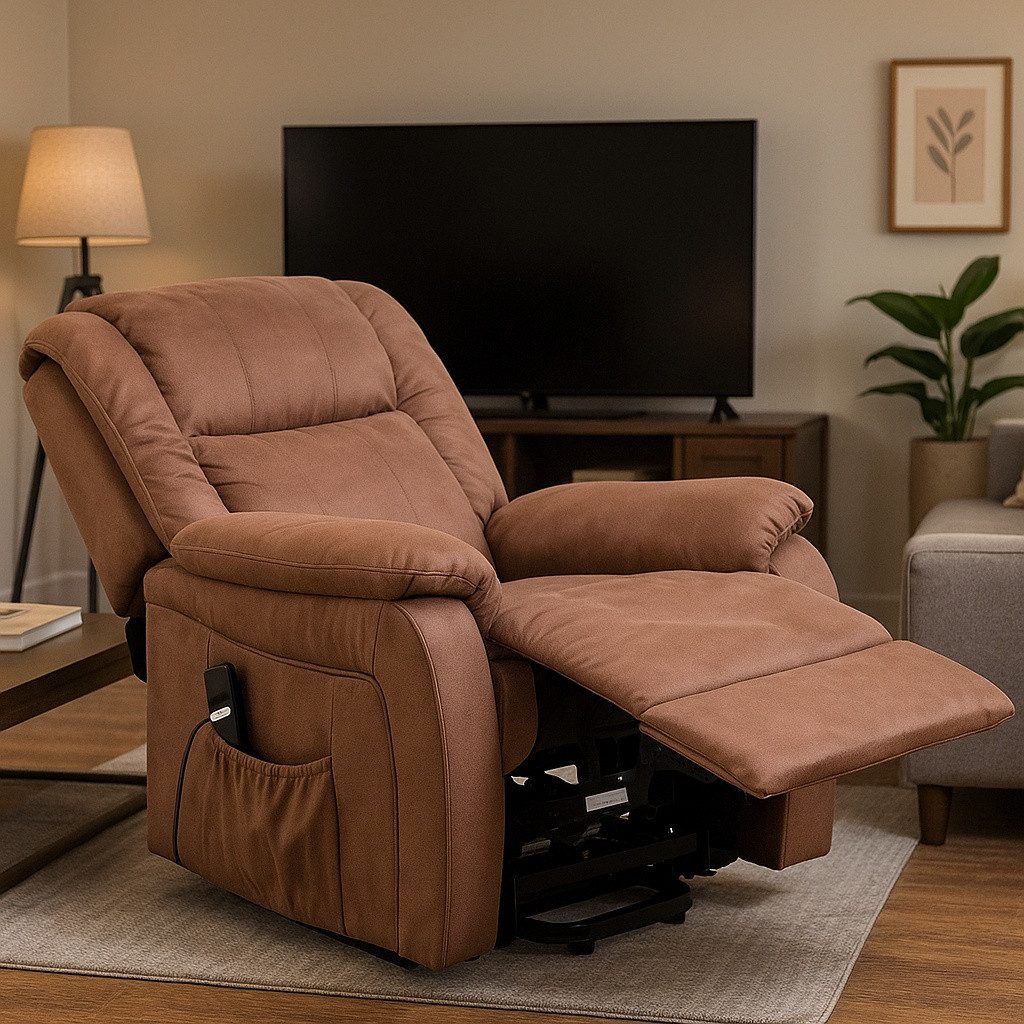 bv-vertrieb TV-Sessel TV-Sessel Fernsehsessel Aufstehhilfe Herz-Waage-Komfort, Aufstehhilfe, Herz-Waage Funktion, 2 Motoren