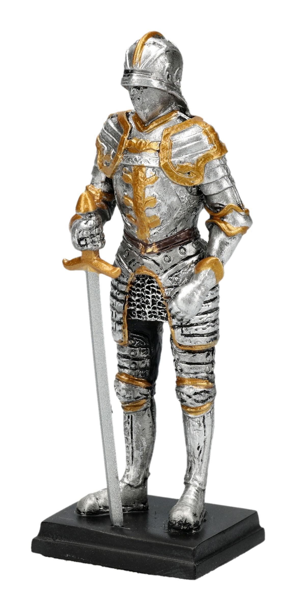 Figuren Shop GmbH Dekofigur Deutscher Ritter Figur – Mittelalter Statue Miniatur Dekofigur Deko