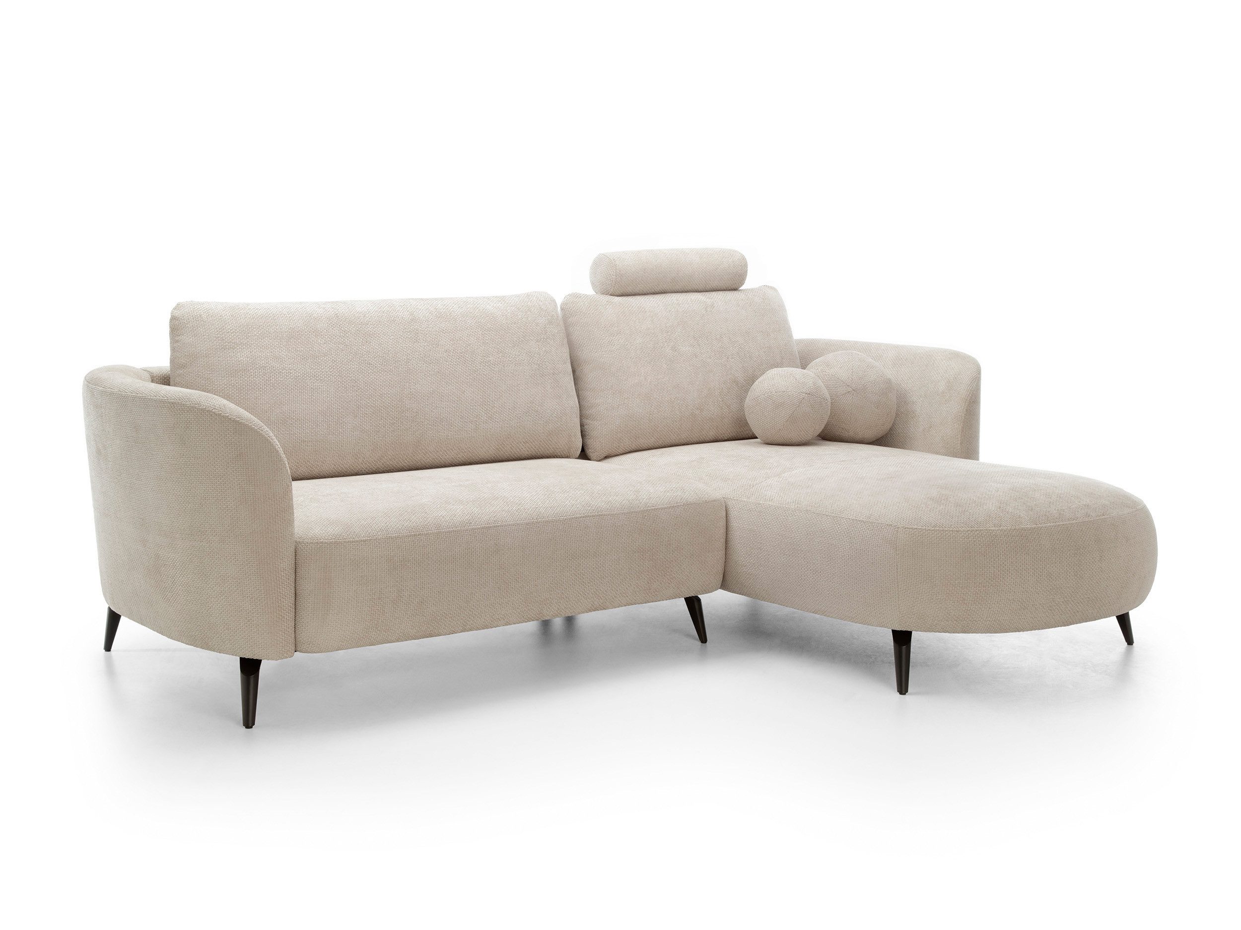 Goldstoff Ecksofa Zenit – L-Form Sofa günstig online kaufen