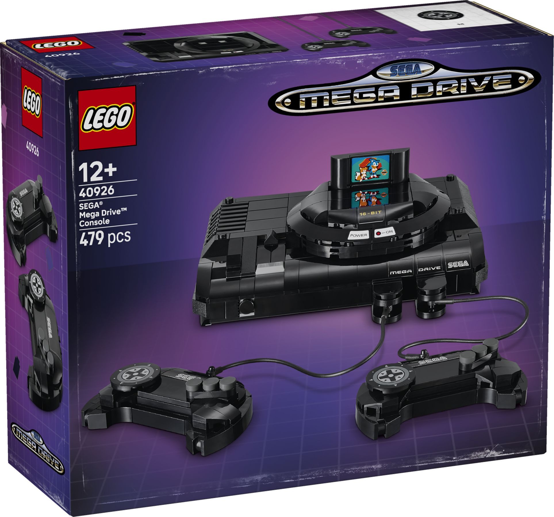 LEGO® LEGO Gaming 40926 SEGA Mega Drive™ Spielkonsole Konstruktionsspielsteine, (Set, 480 St., 480 Teile)