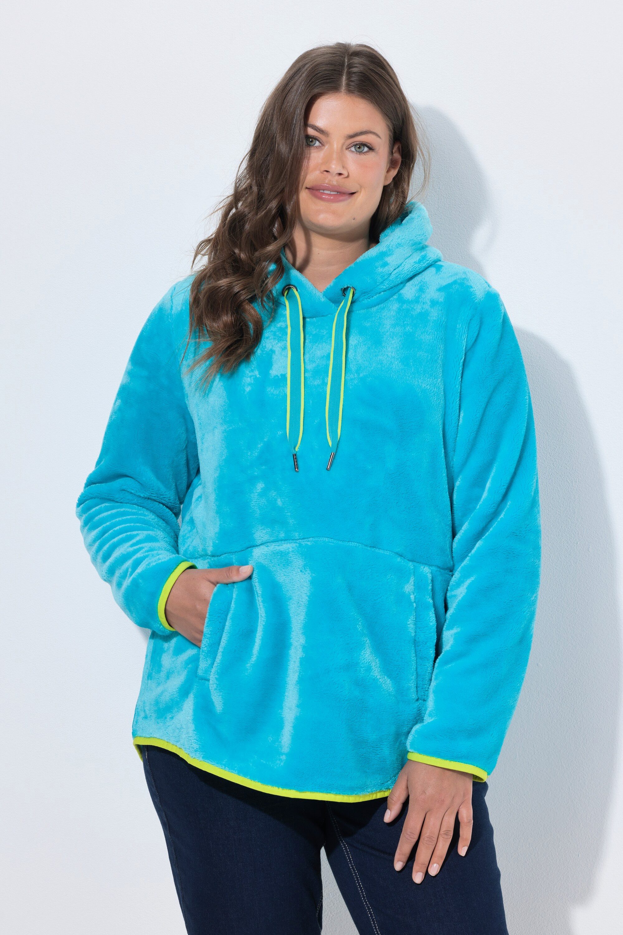 Laurasøn Sweatshirt Teddy-Sweatshirt Kapuze Langarm