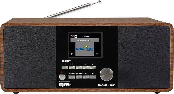 W) (DAB), Internetradio, TELESTAR IMPERIAL 20 (Digitalradio UKW DABMAN Digitalradio mit RDS, i200 (DAB) by FM-Tuner, holzoptik