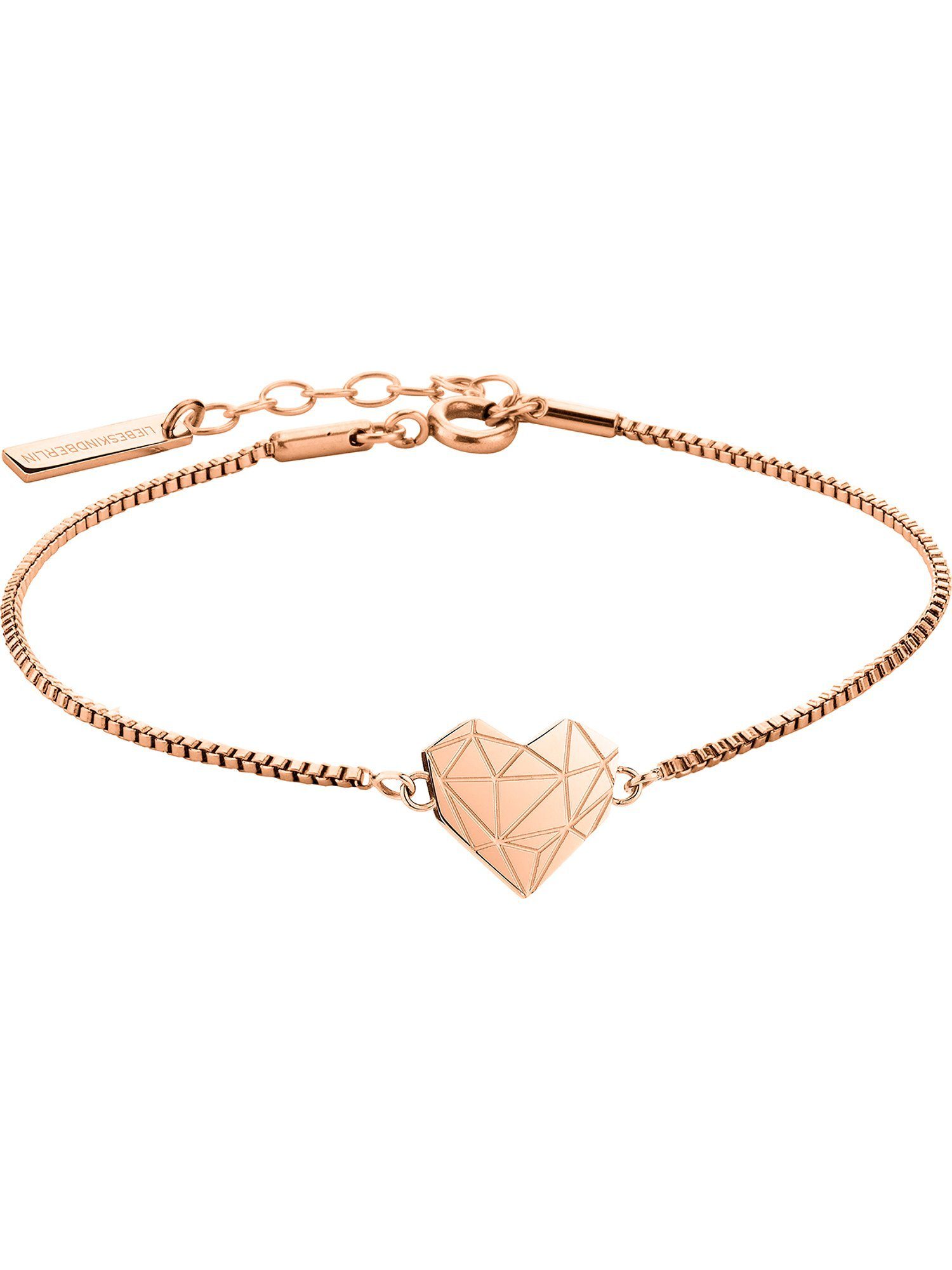 Liebeskind Berlin Edelstahlarmband Liebeskind Damen-Armband Edelstahl Herz, günstig online kaufen
