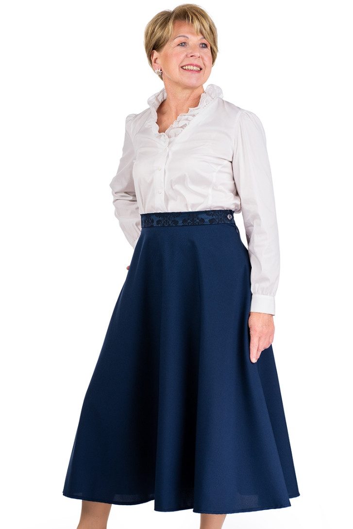 Berwin & Wolff Trachtenrock Trachtenrock - RAFAELA - marine