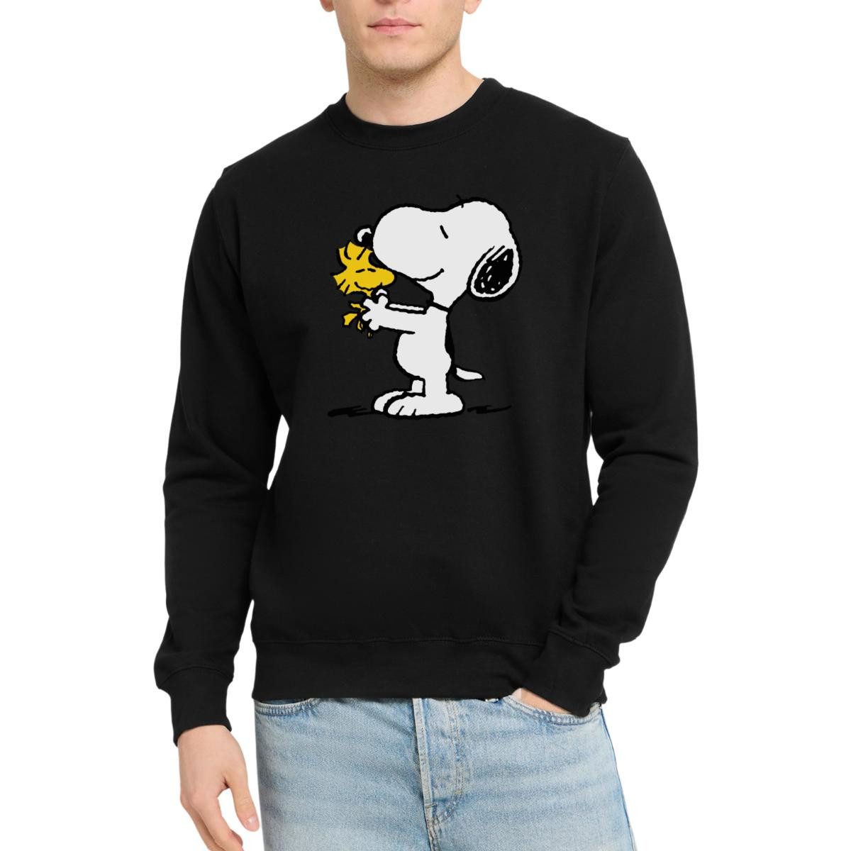 Spreadshirt Sweatshirt Peanuts Snoopy Und Woodstock Unisex Pullover (1-tlg)