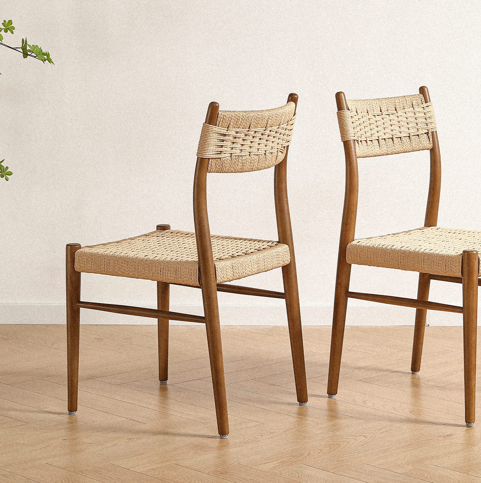 LIM HOME Esszimmerstuhl 2er Set - SW025 (Set, 2 St), Massivholzgestell, Led günstig online kaufen