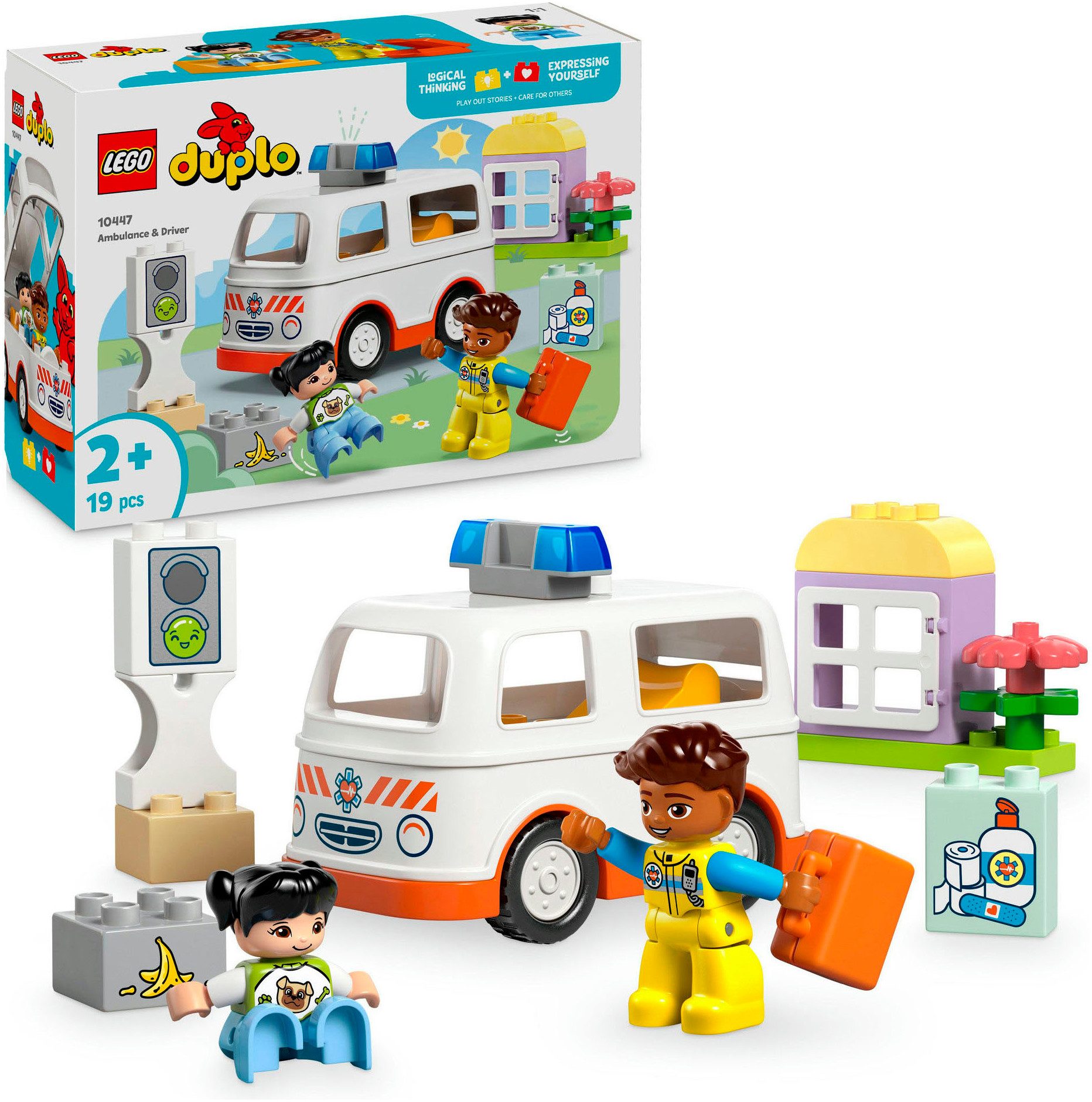 LEGO® Rettungswagen mit Fahrer (10447), LEGO günstig online kaufen