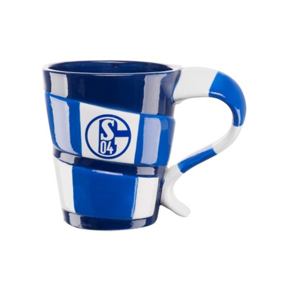 FC Schalke 04 Becher FC Schalke 04 Kaffeebecher "Schal" neu, Keramik