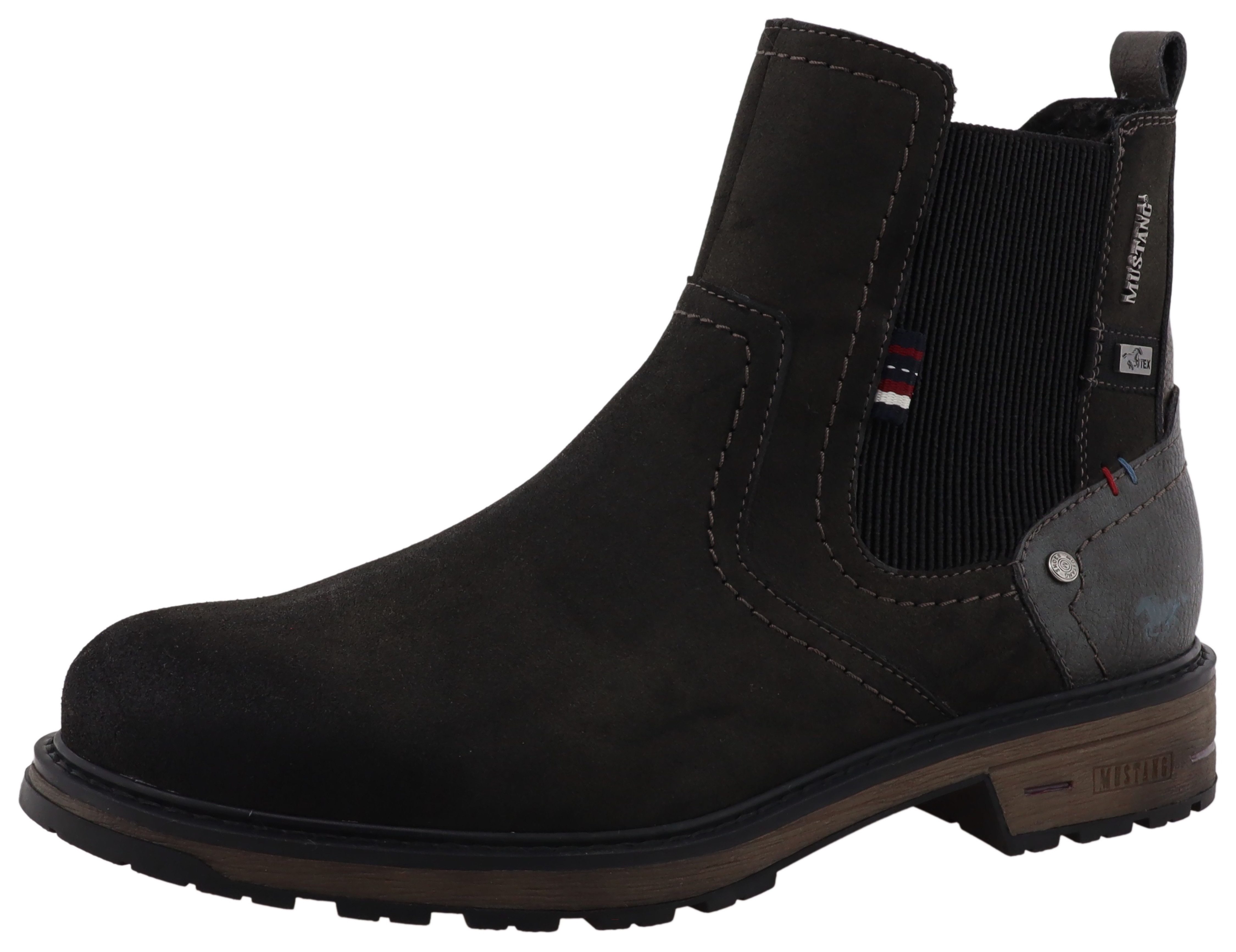 Mustang Shoes Marian Chelseaboots Stiefelette, Boots mit Warmfutter günstig online kaufen