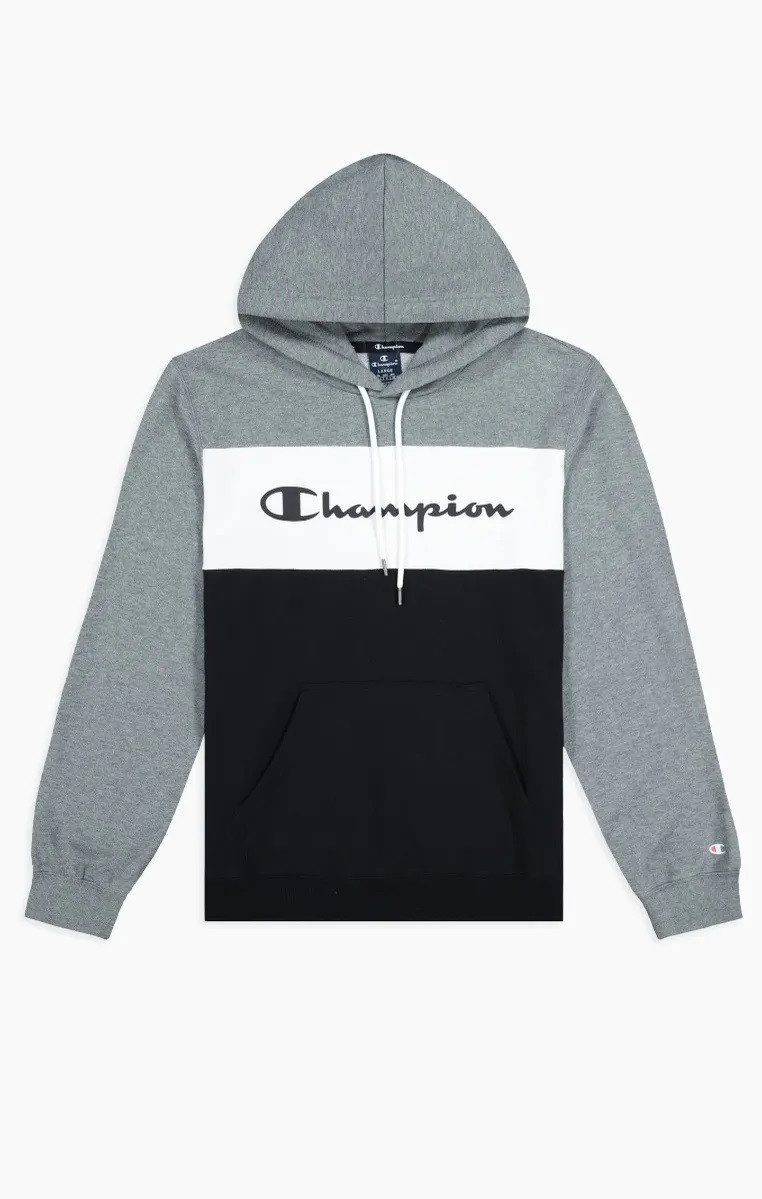 Champion Kapuzenpullover (Baumwoll-Hoodie) American Classic grau/schwarz günstig online kaufen