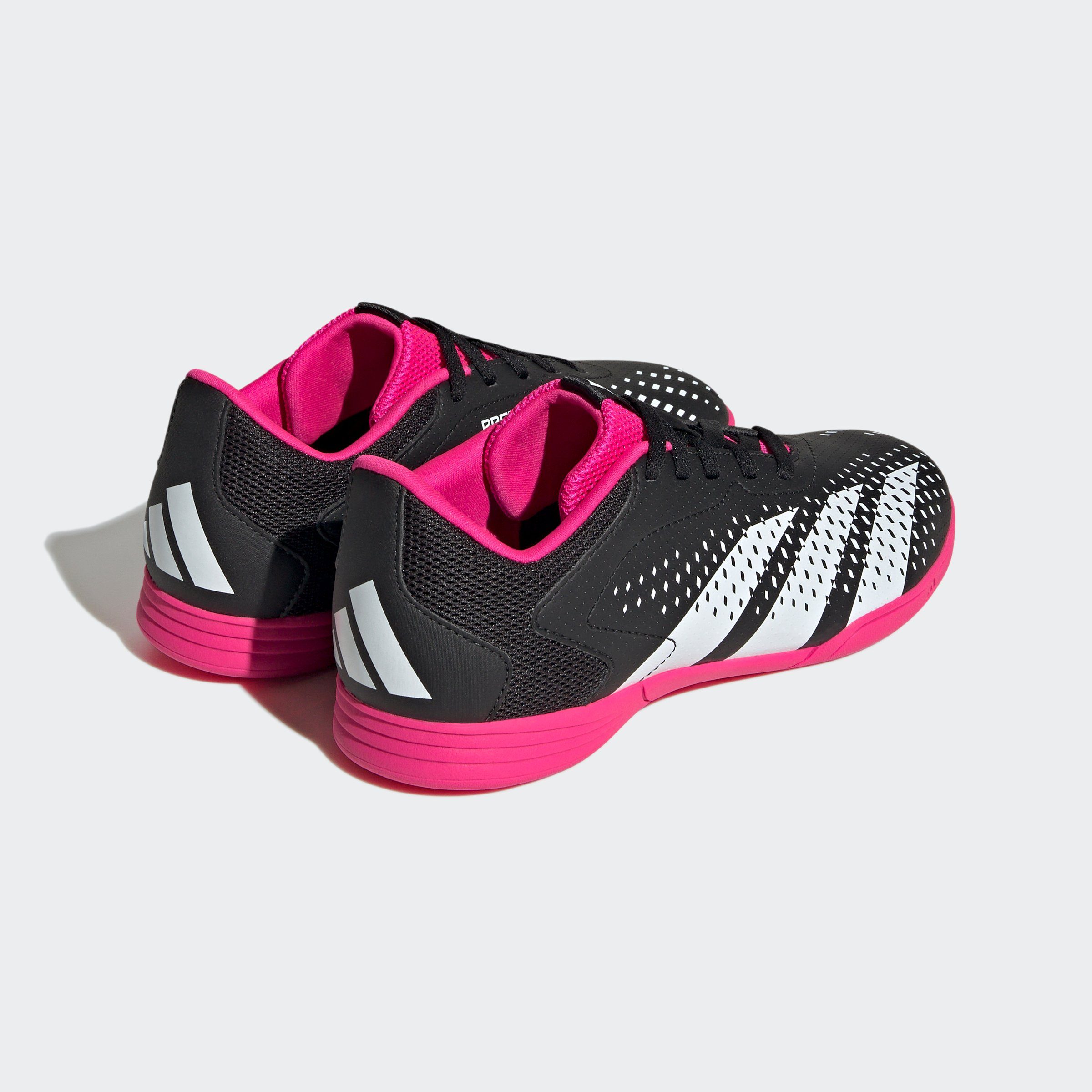SALA adidas PREDATOR Pink White Team Core Cloud Performance / IN Black / Shock 2 Fußballschuh ACCURACY.4