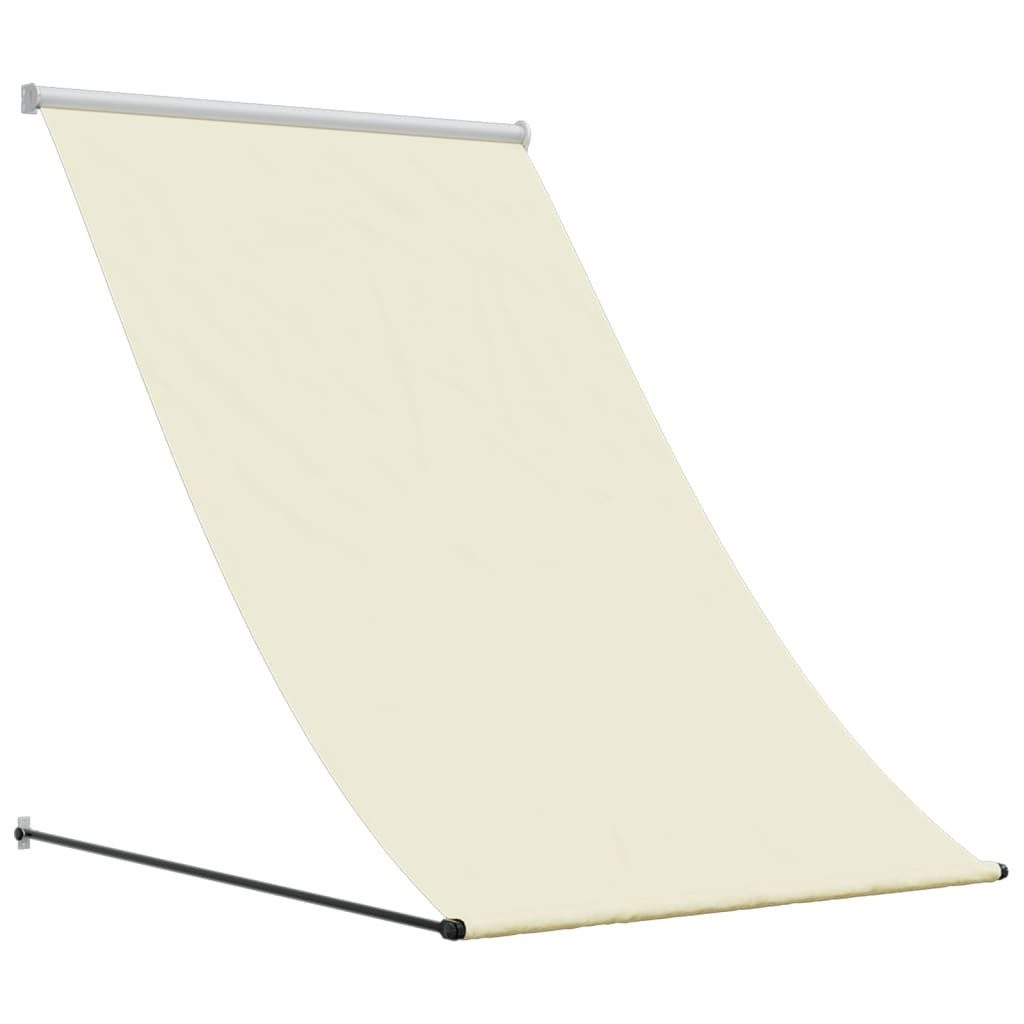 vidaXL Markise 100 x 150 cm Markise Einziehbar Creme 100x150 cm Stoff und Stahl Manue