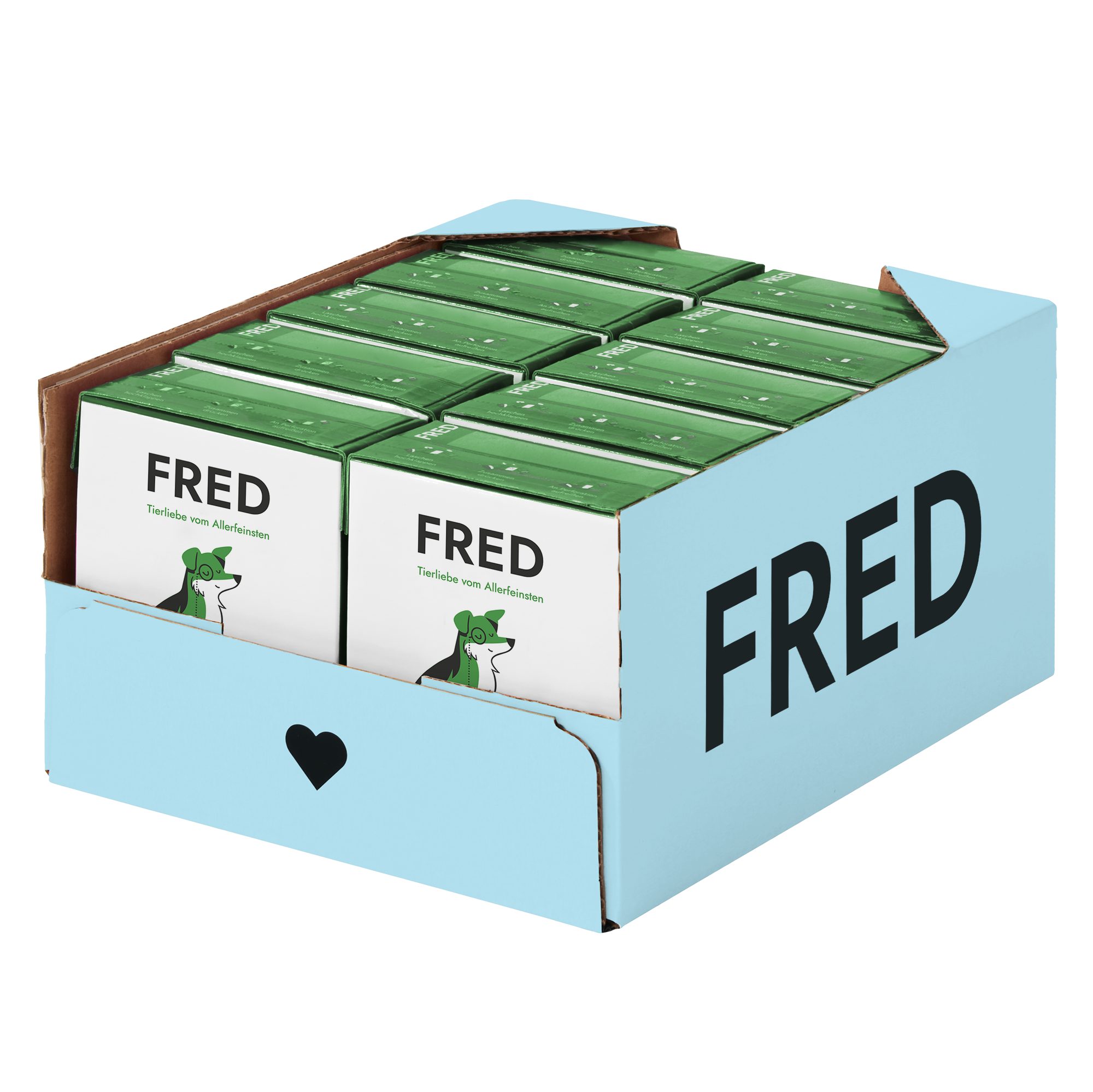 FRED & FELIA FRED Reh mit Süßkartoffeln (10er Pack), Nassfutter für: Hunde, Monoprotein, getreidefrei, sensitiv, hypoallergen