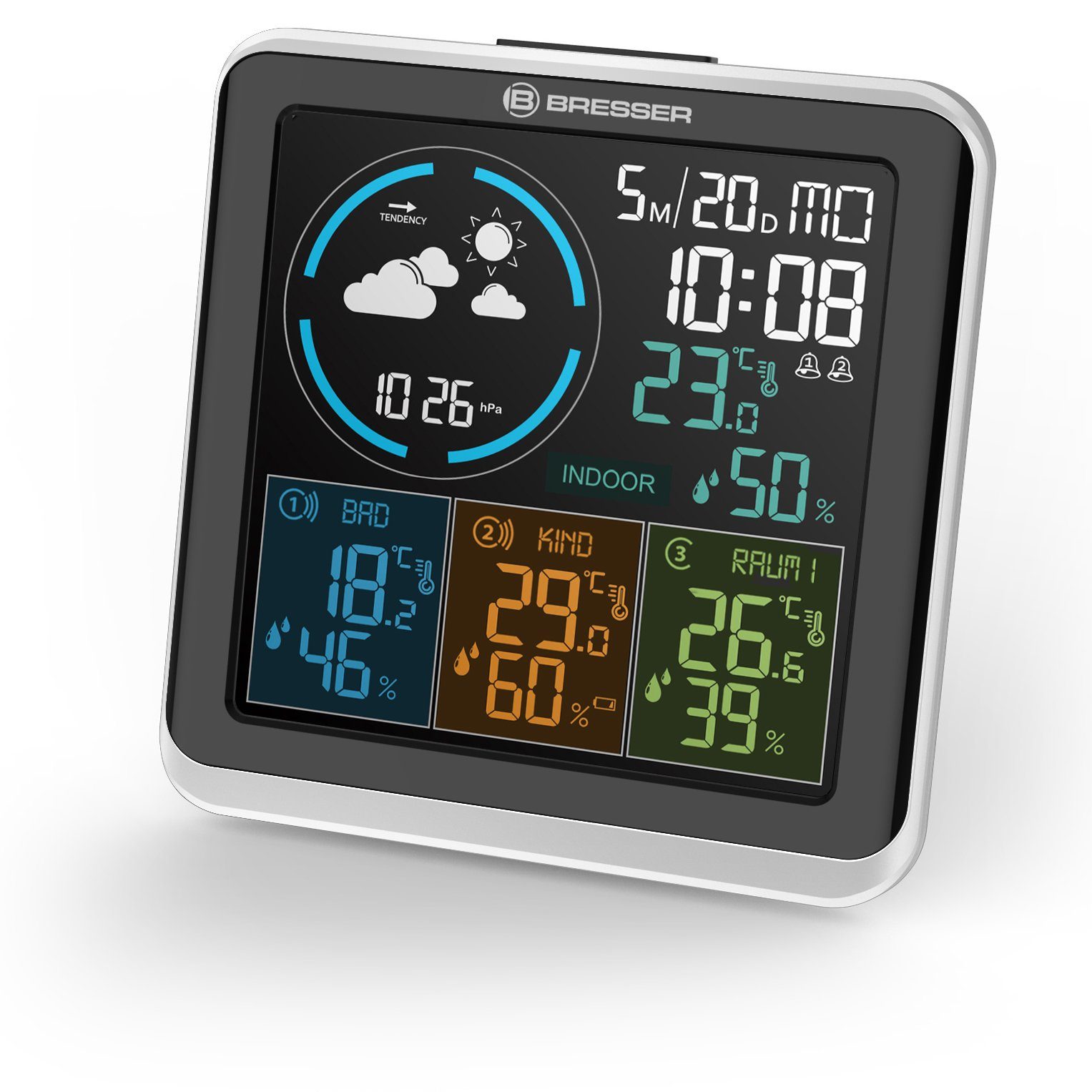 BRESSER BRESSER Quadro Individio Wetterstation Wetterstation