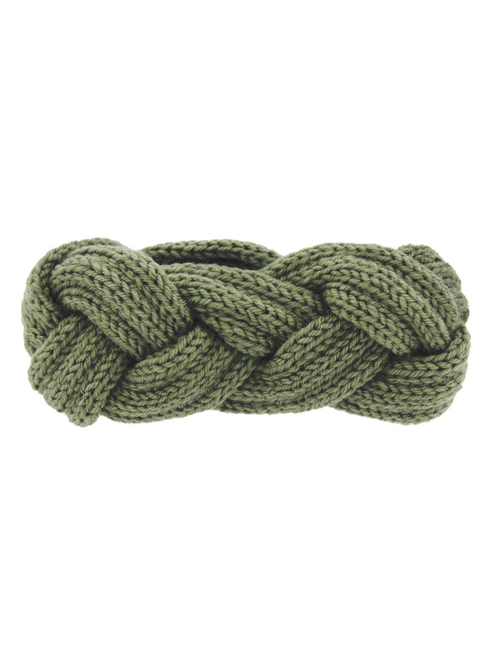 axy Haarband Damen Strickstirnband doppelt geflochten mit Twist-Design, Strick Winter Stirnband Hairband
