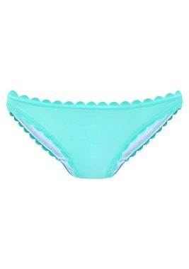 LASCANA Bikini-Hose Scallop in knapper Brasilien-Form