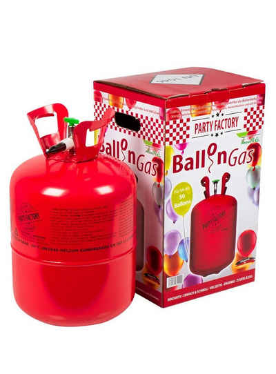 Boland Luftballon Ballongas für 50 Ballons, Zur Befüllung von Latex- und Folienballons