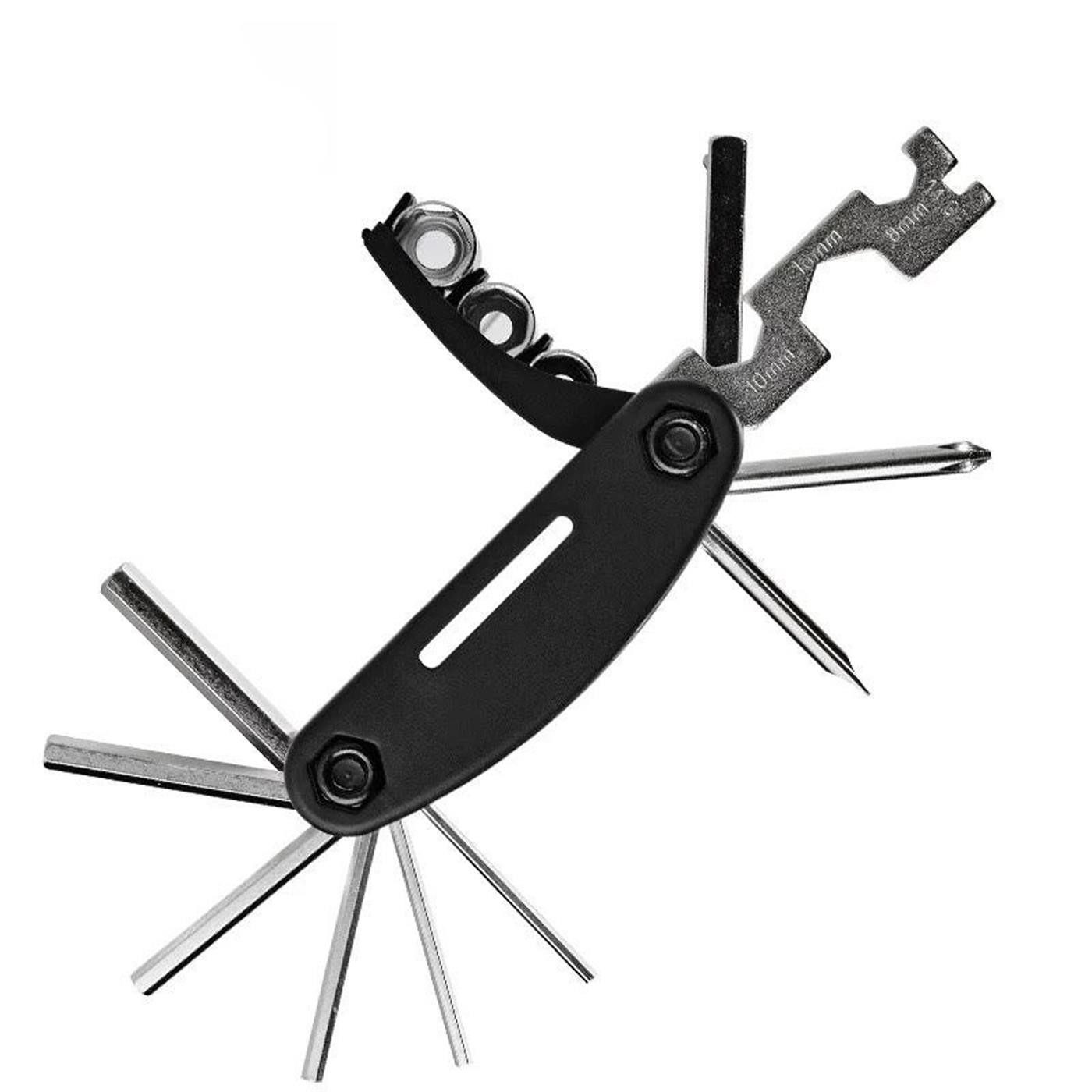 ROCKBROS Bicycle Tool Set, 16-in-1 Multi-Tool, MTB, Road Bike, E-Bike Repair, Folding Tool