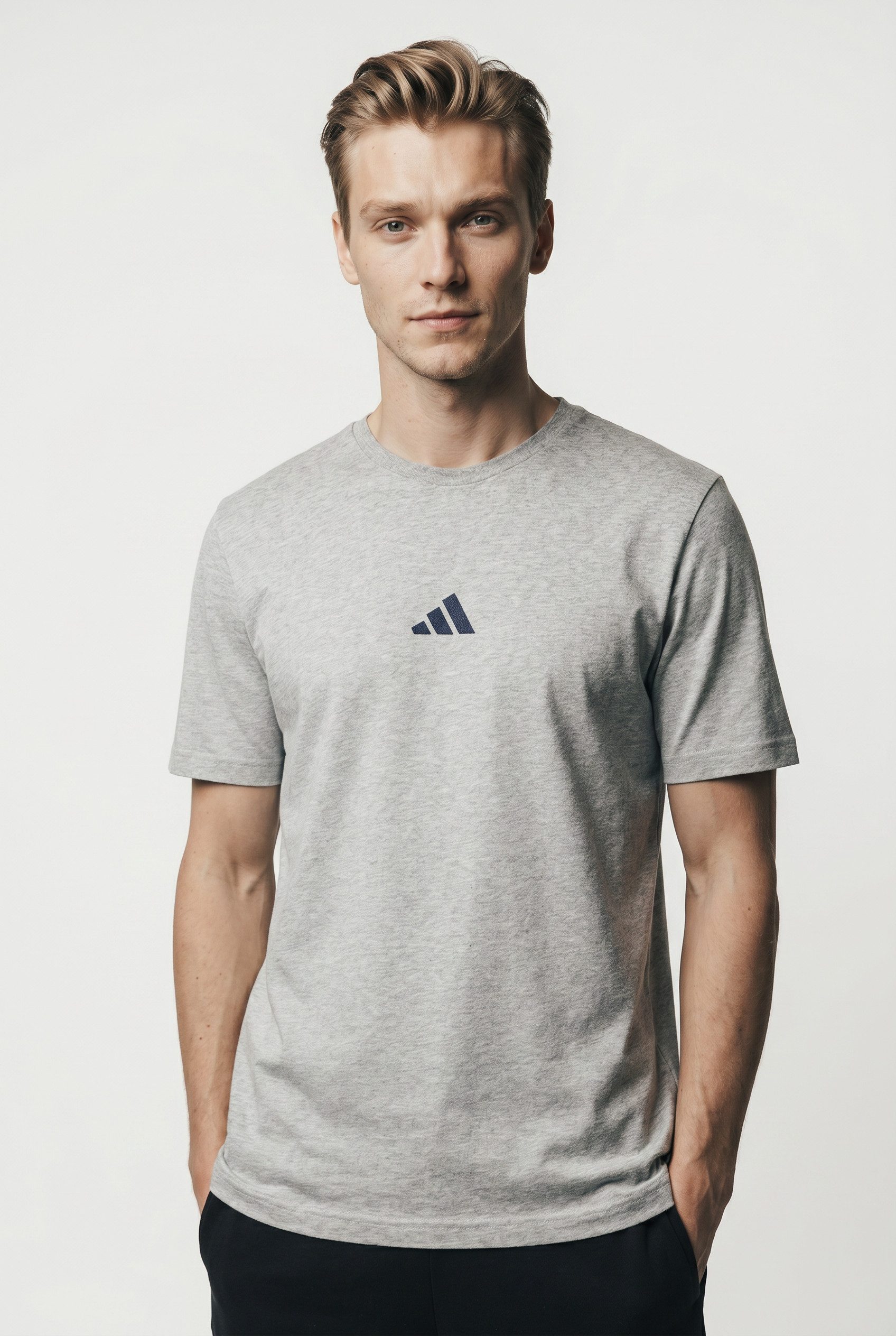 T-Shirt ESSENTIALS 3-STREIFEN SINGLE JERSEY