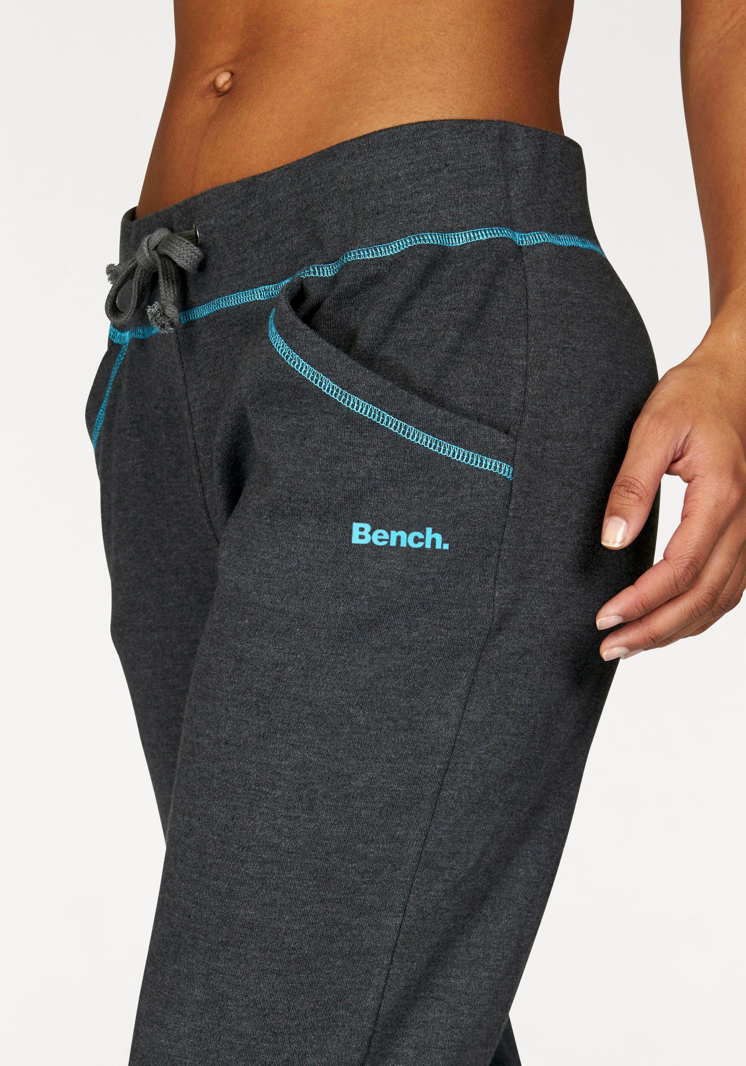 Bench. Loungewear Relaxhose mit kontrastfarbenen Nähten, Loungewear
