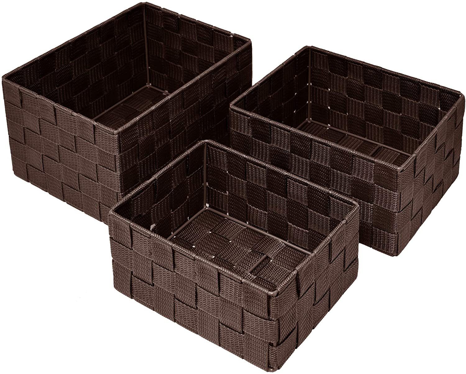 Lashuma Aufbewahrungskorb (Set, 3 St), Braune günstig online kaufen