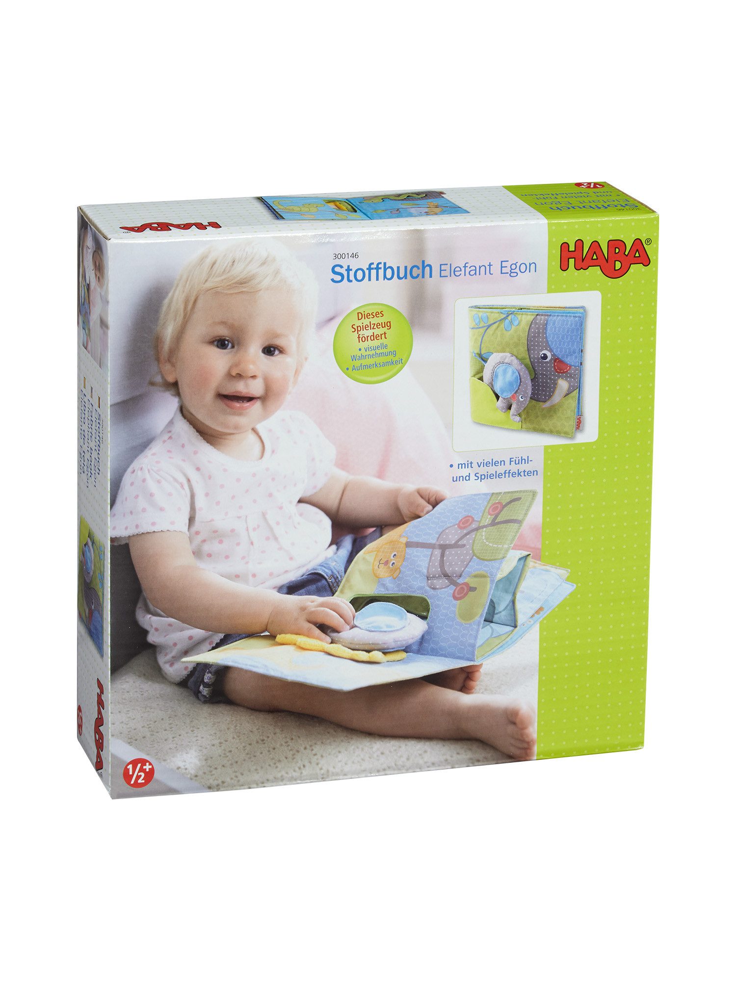 Haba Stoffbuch Stoffbuch Elefant Egon, unisex neutral günstig online kaufen
