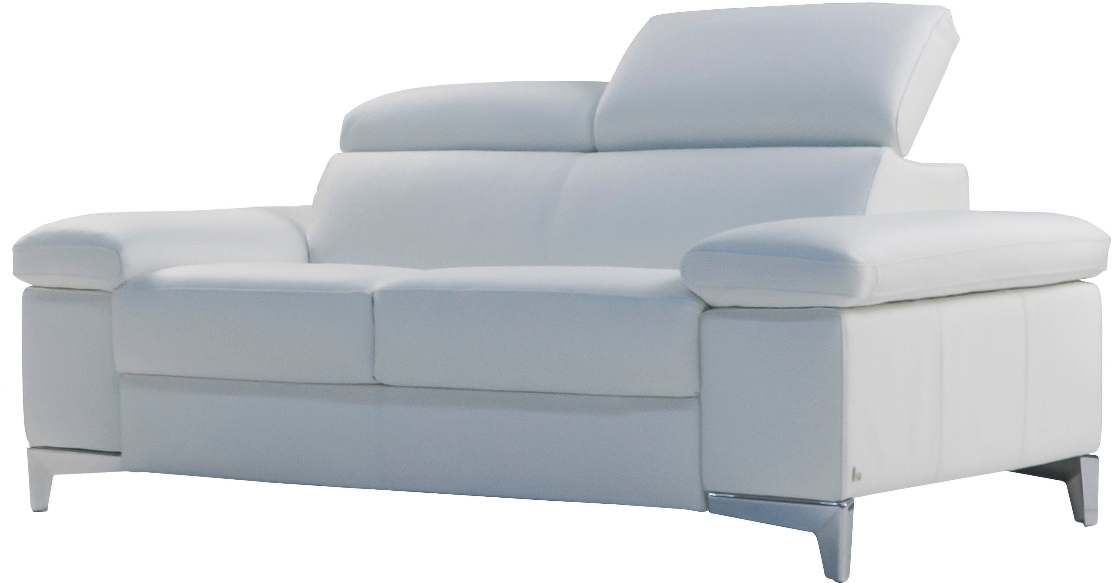 Relaxfunktion Nicoletti Kopfteilverstellung, pure oder elektrischer Home weiß mit 2,5-Sitzer, ohne mit