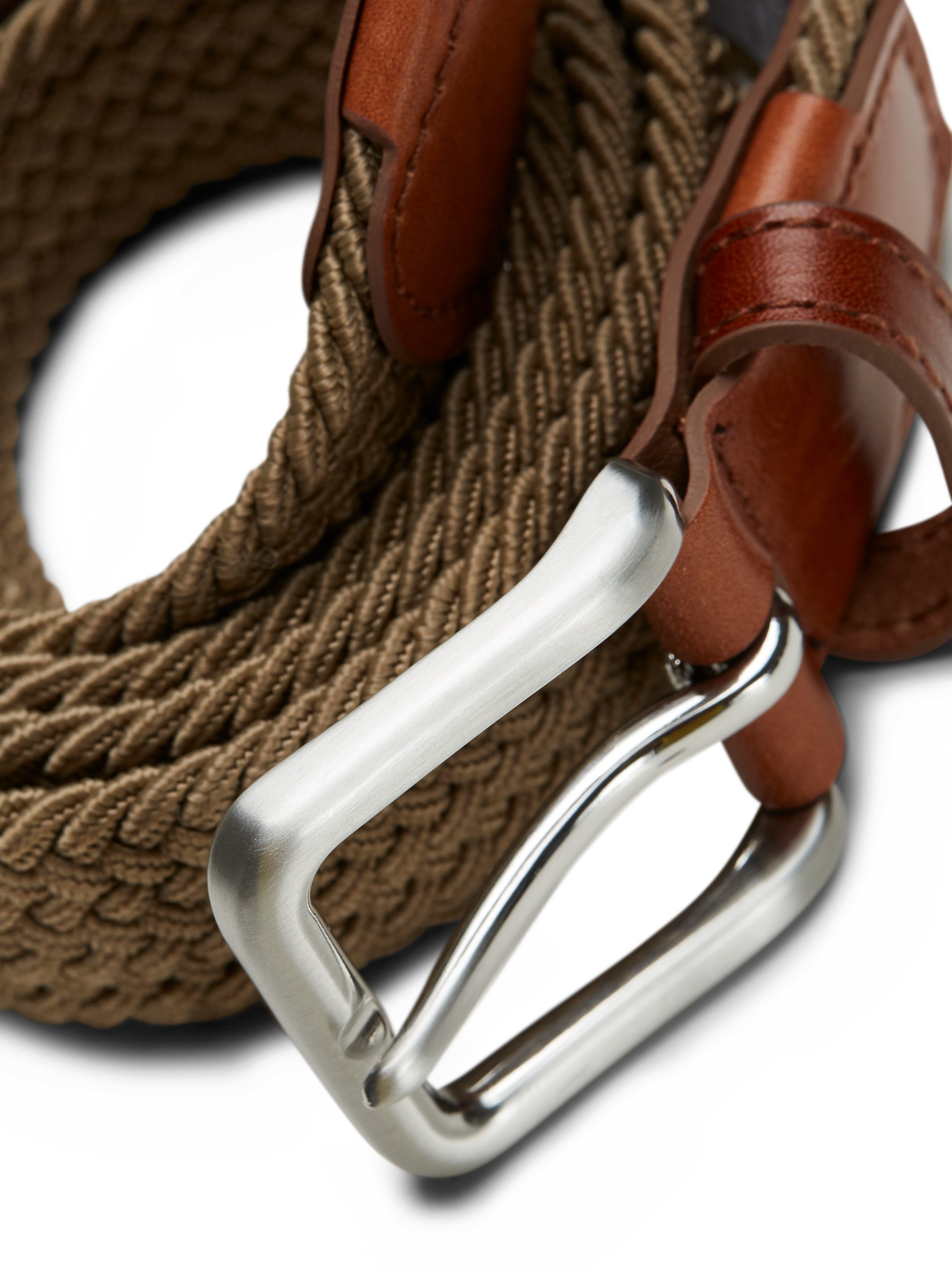 Jack & Jones Stretchgürtel JACSPRING WOVEN BELT NOOS Materialmix, verschiedene Längen
