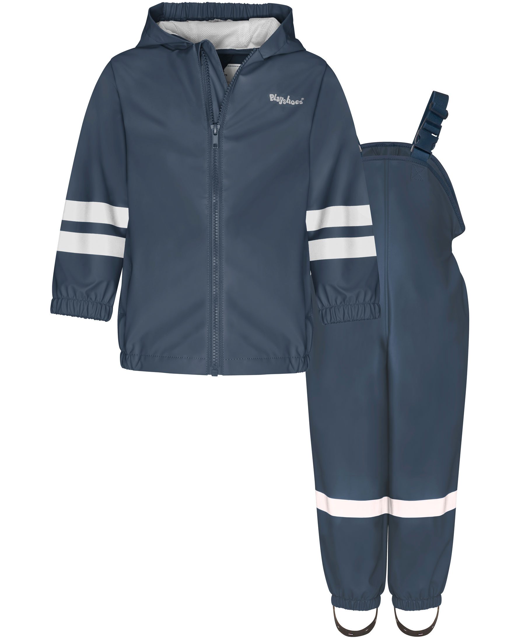 Playshoes Regenjacke Regen-Set Latzhose Basic
