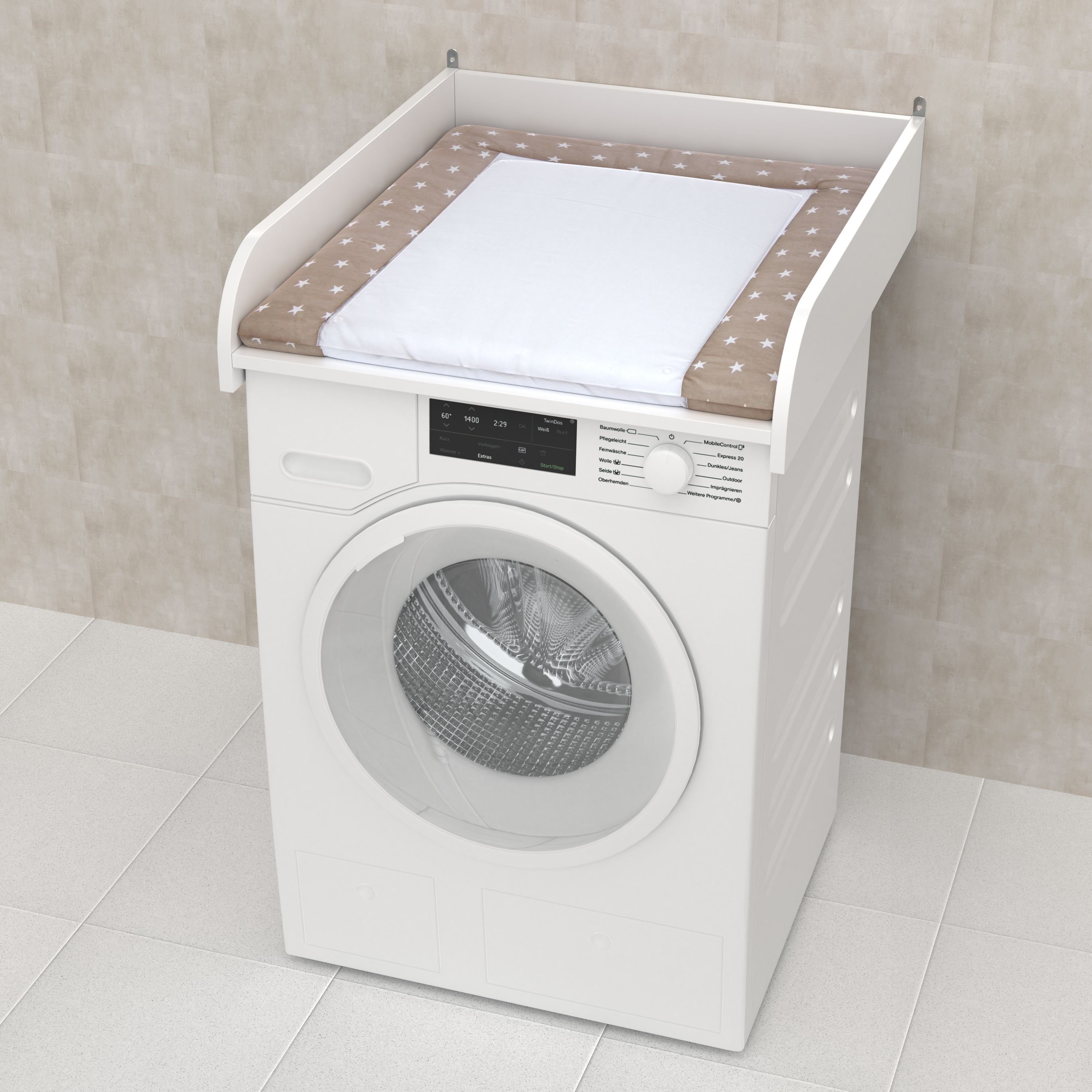 Waschmaschine Simple 600 kids für weiß Polini Wickelaufsatz