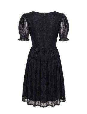 Hell Bunny A-Linien-Kleid Mortem Mini Dress Retro Vintage Spitze Lace Dress