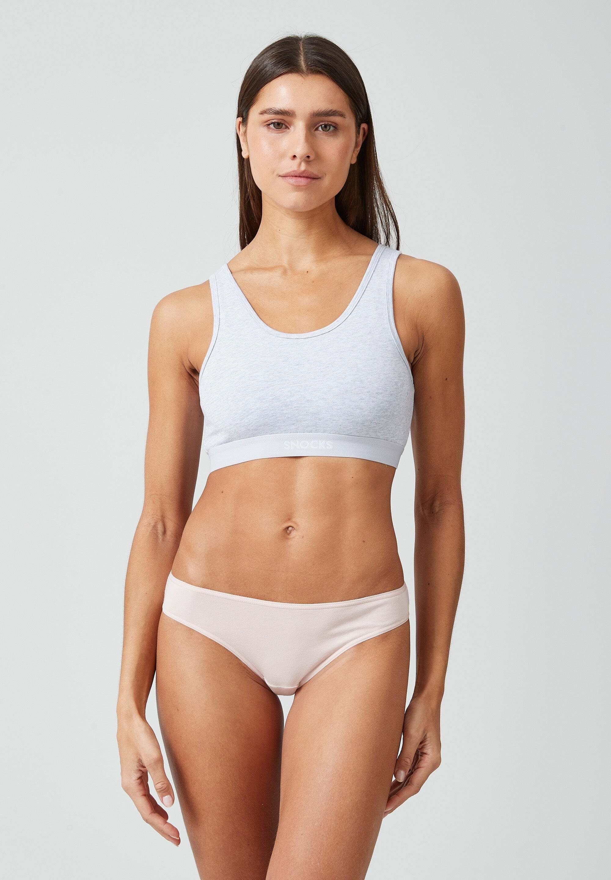 SNOCKS Brasilslip Damen Slip Unterhose (3-St) aus Bio-Baumwolle für ein bequemes Tragegefühl