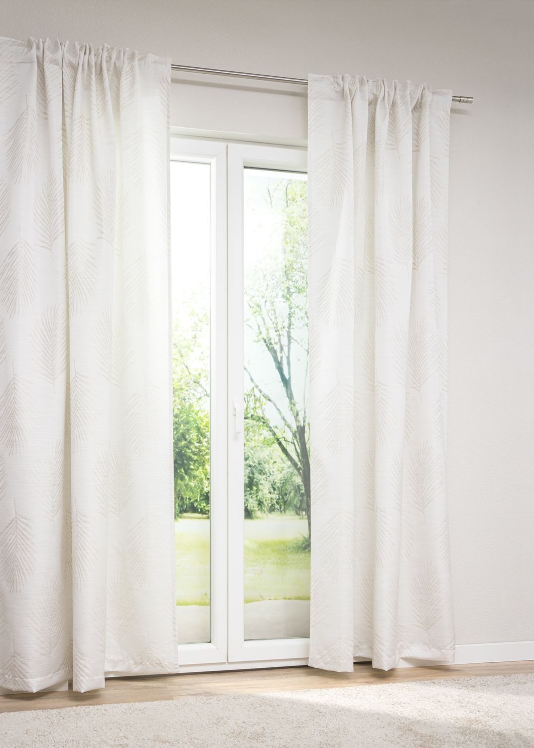 LYSEL® Vorhang Zugbandschal Ejeda (1 St), blickdicht, HxB 245x146cm