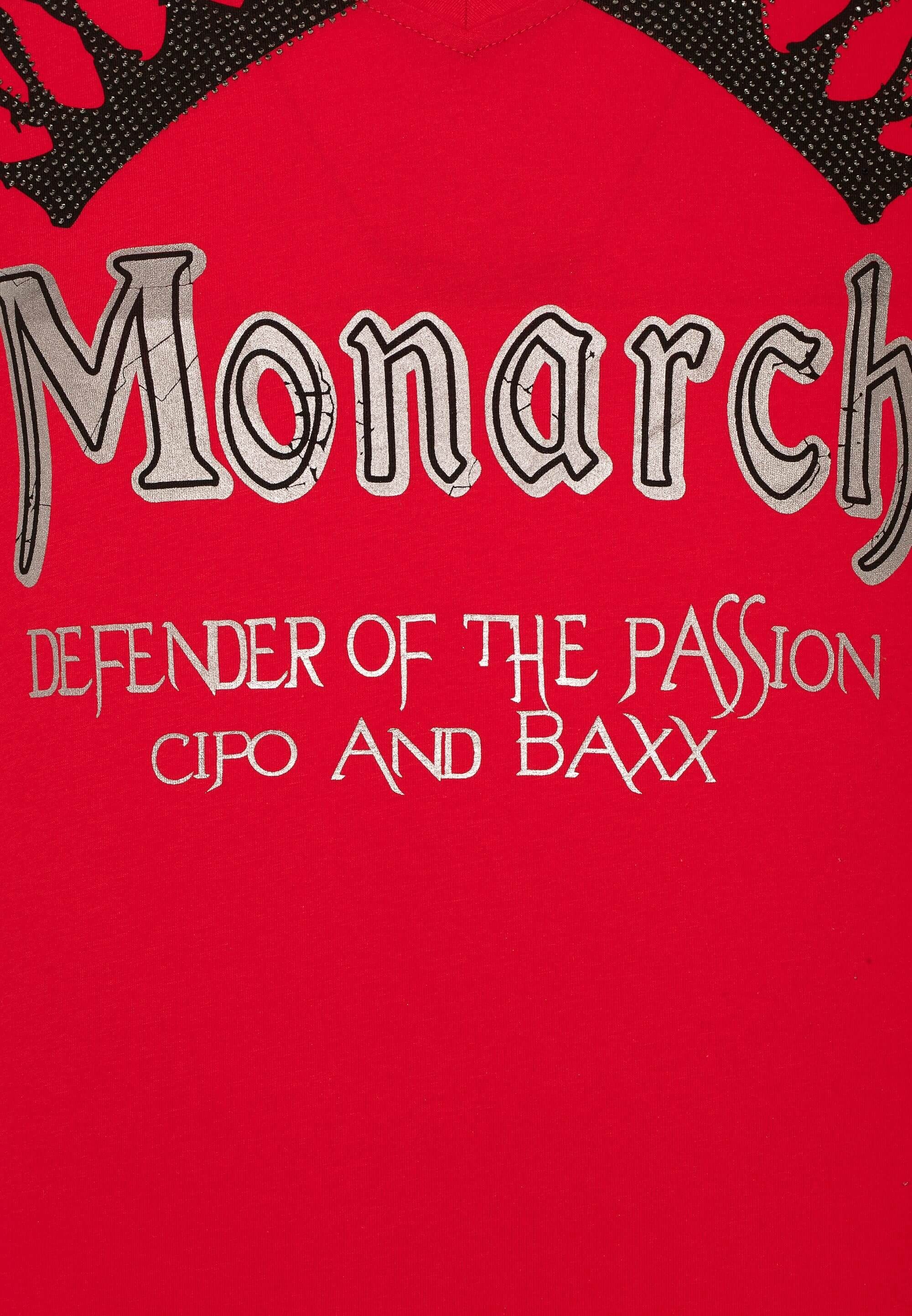 Herren Shirts Cipo & Baxx T-Shirt mit markantem Print