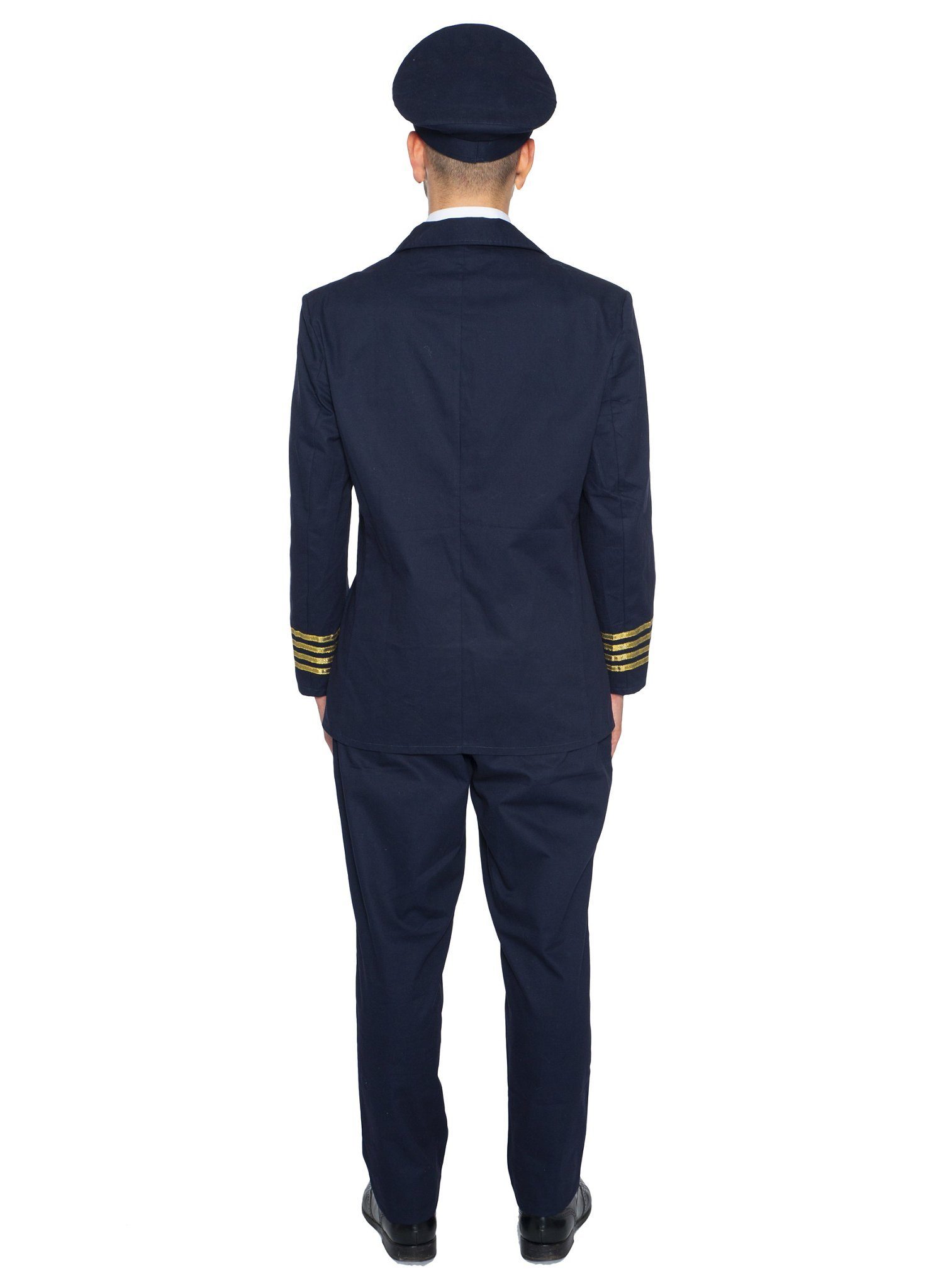 Maskworld Kostüm Pilot Uniform - Karneval Faschingskostüm Herren, Zu Höherem berufen: Pilotenkostüm von MASKWORLD